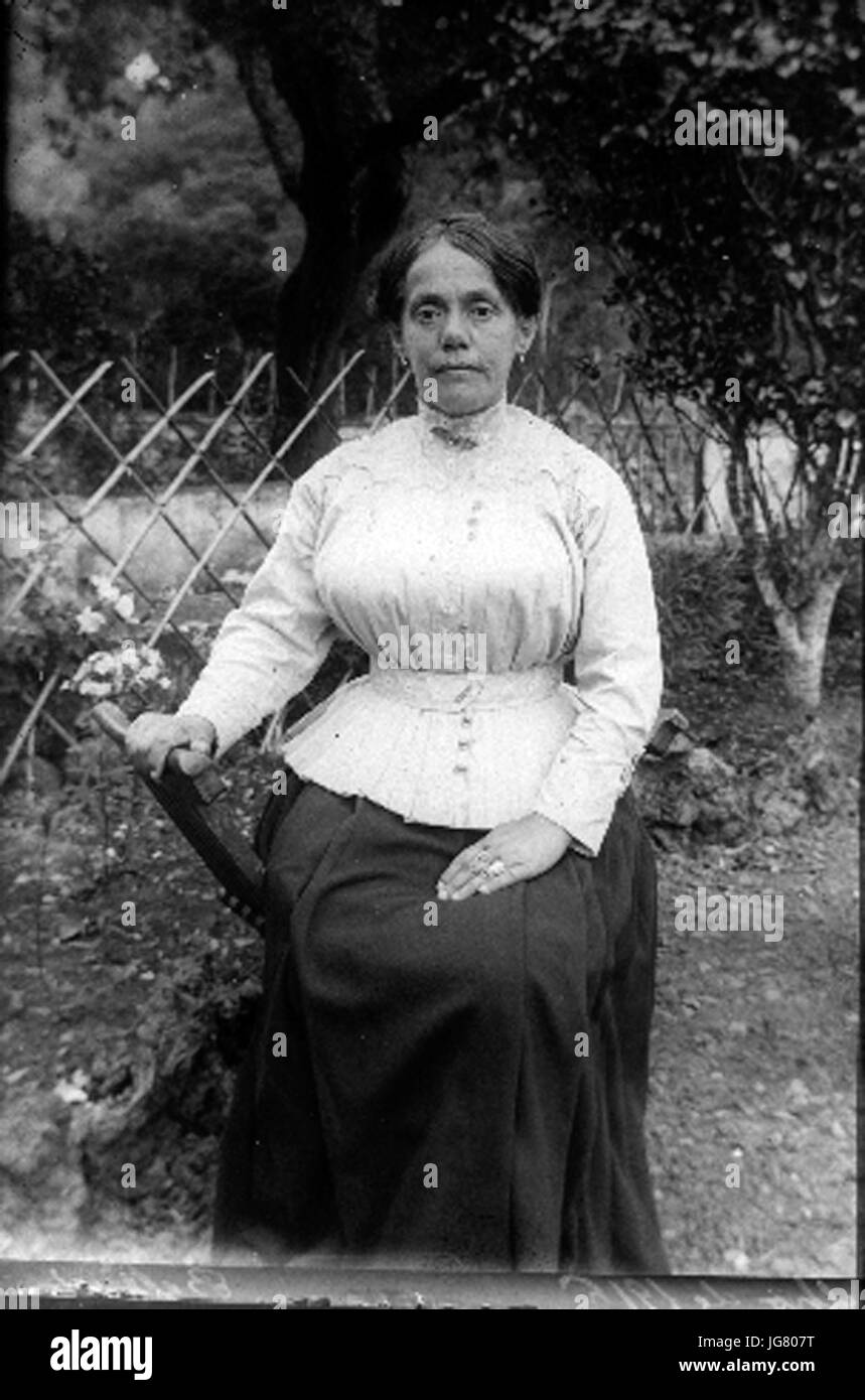 Urzelina, Ilha de São Jorge, 1910, modos de trajar, 25, Arquivo de Villa Maria, Angra do Heroísmo, Ilha Terceira, Açores Foto Stock