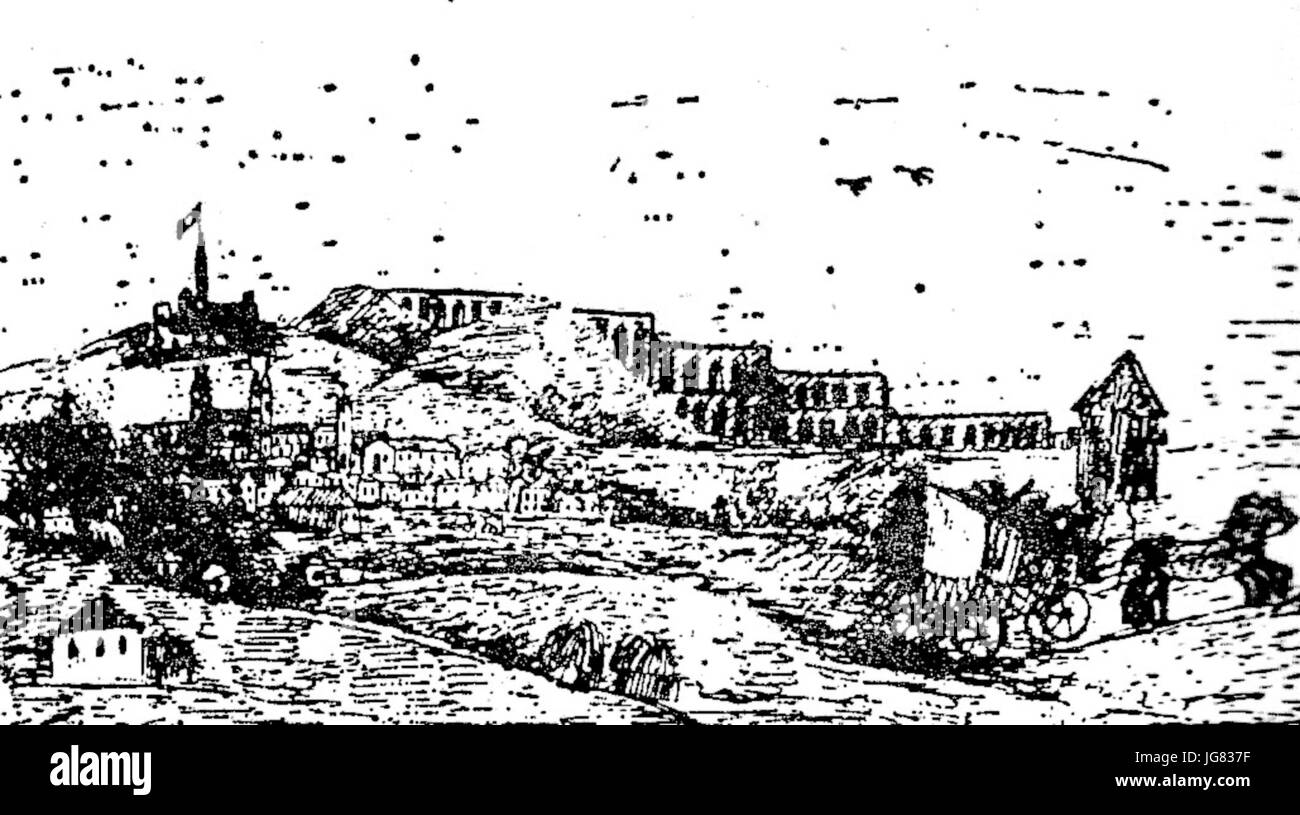 Veisa Pogor e prendere la stagecoach ride a Cracovia, 1849 ILR 440 Foto Stock