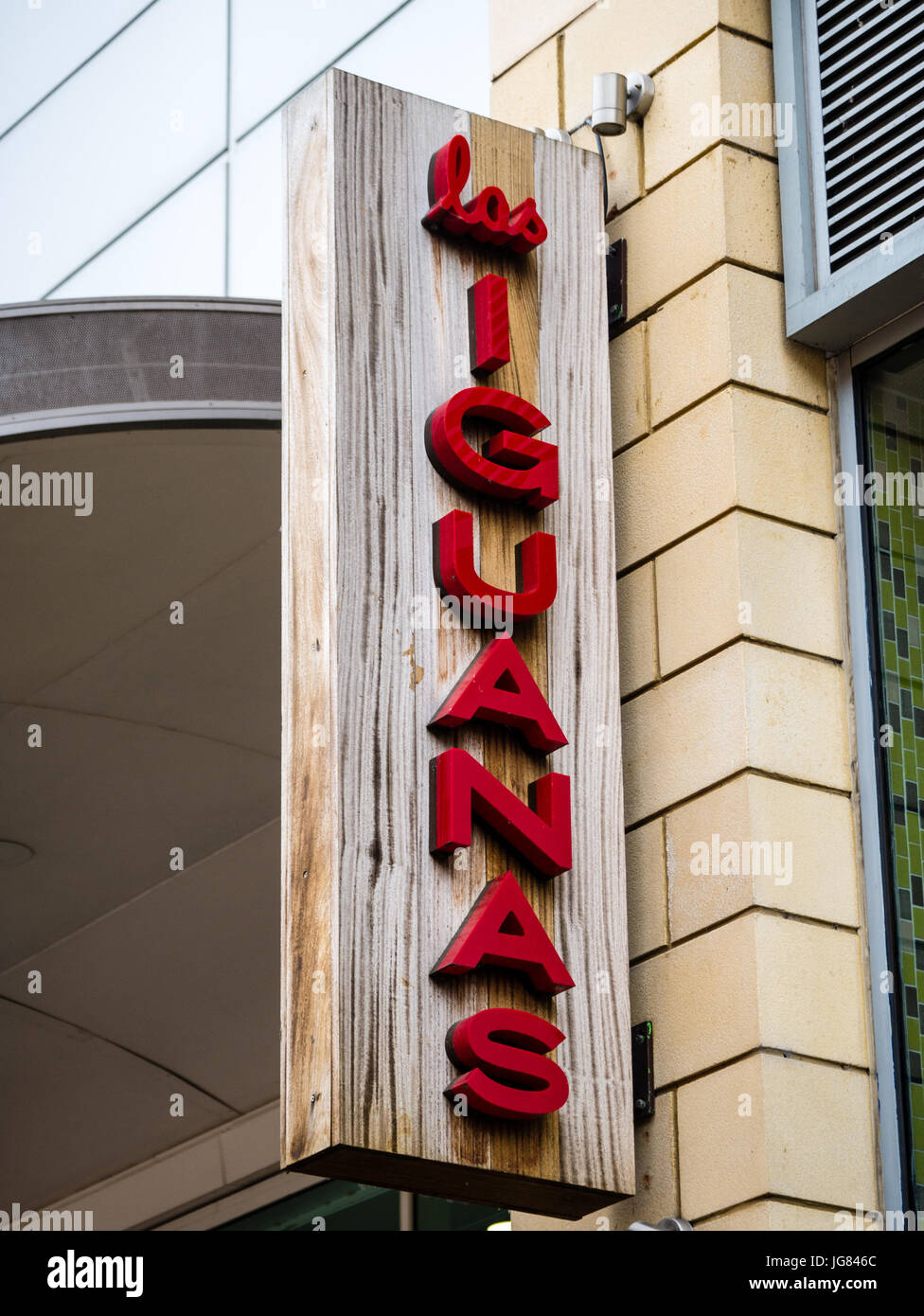 Las Iguana ristorante, la Oracle Reading, Berkshire, Inghilterra Foto Stock