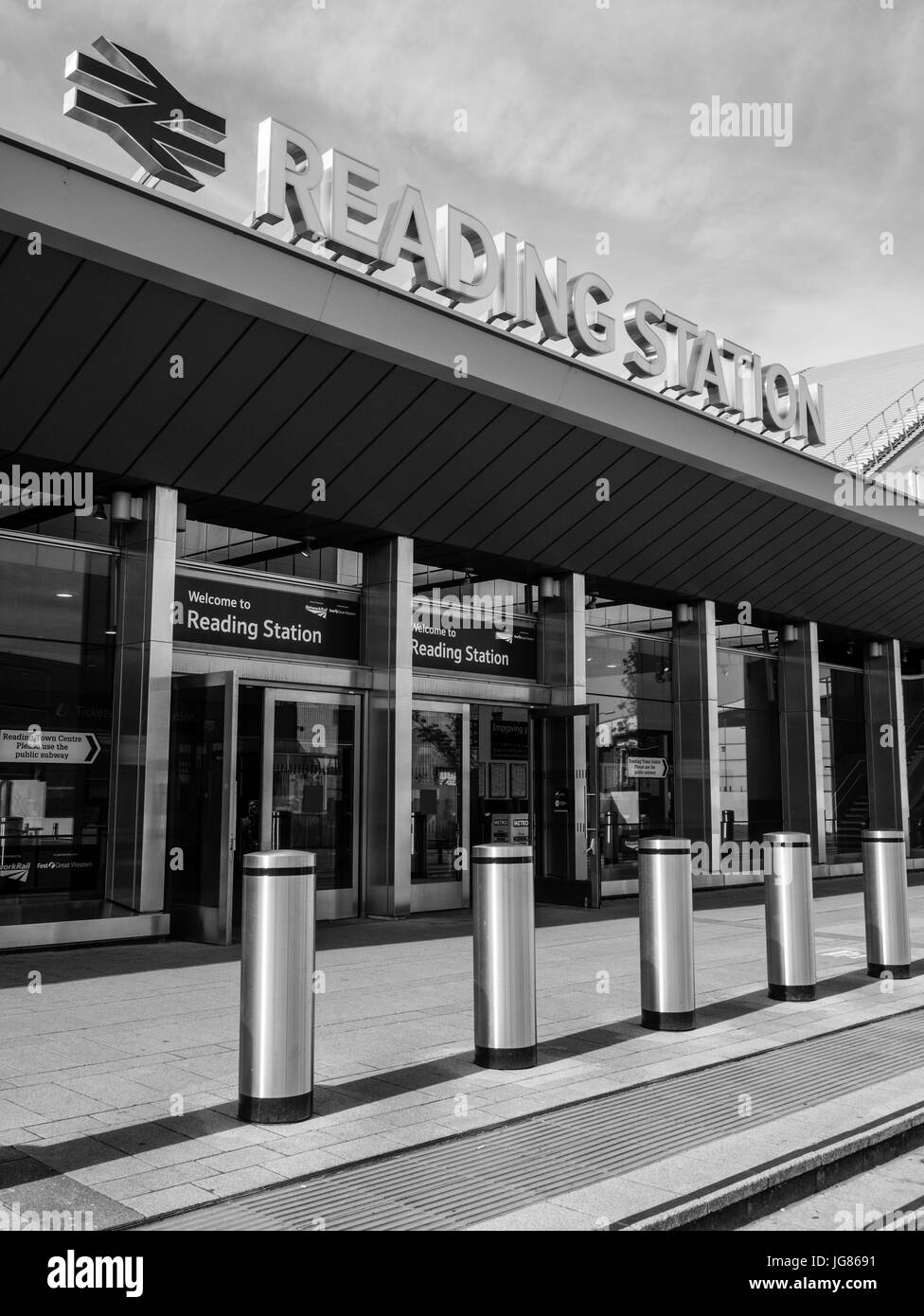 La lettura Principale Stazione Ferroviaria, Reading, Berkshire, Inghilterra Foto Stock