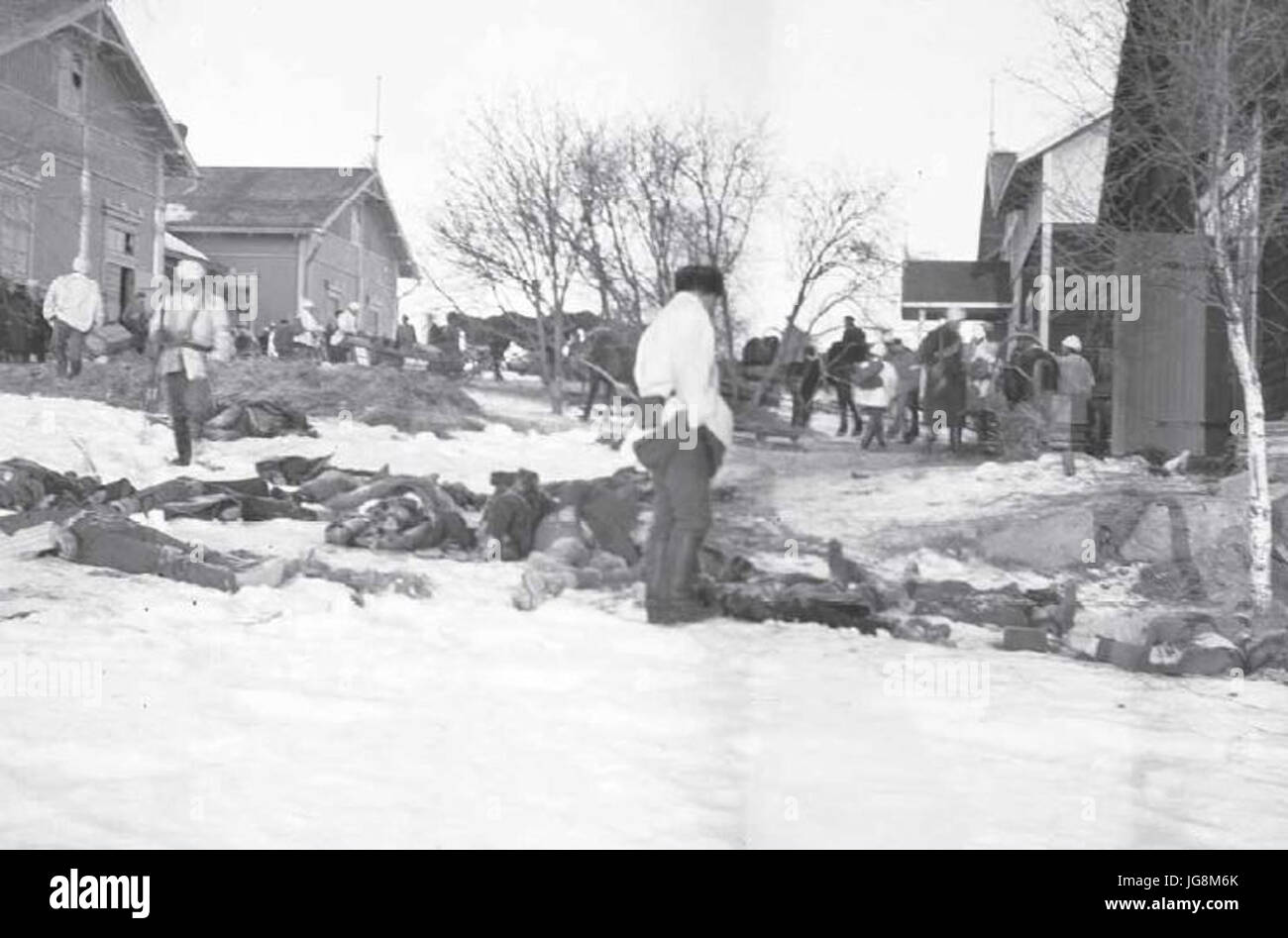 Vilkkilä vittime 1918 Foto Stock