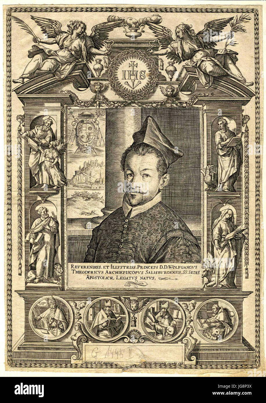 Martin de Voss Porträt Wolf Dietrich von Raitenau ubs G 1498 II Foto Stock