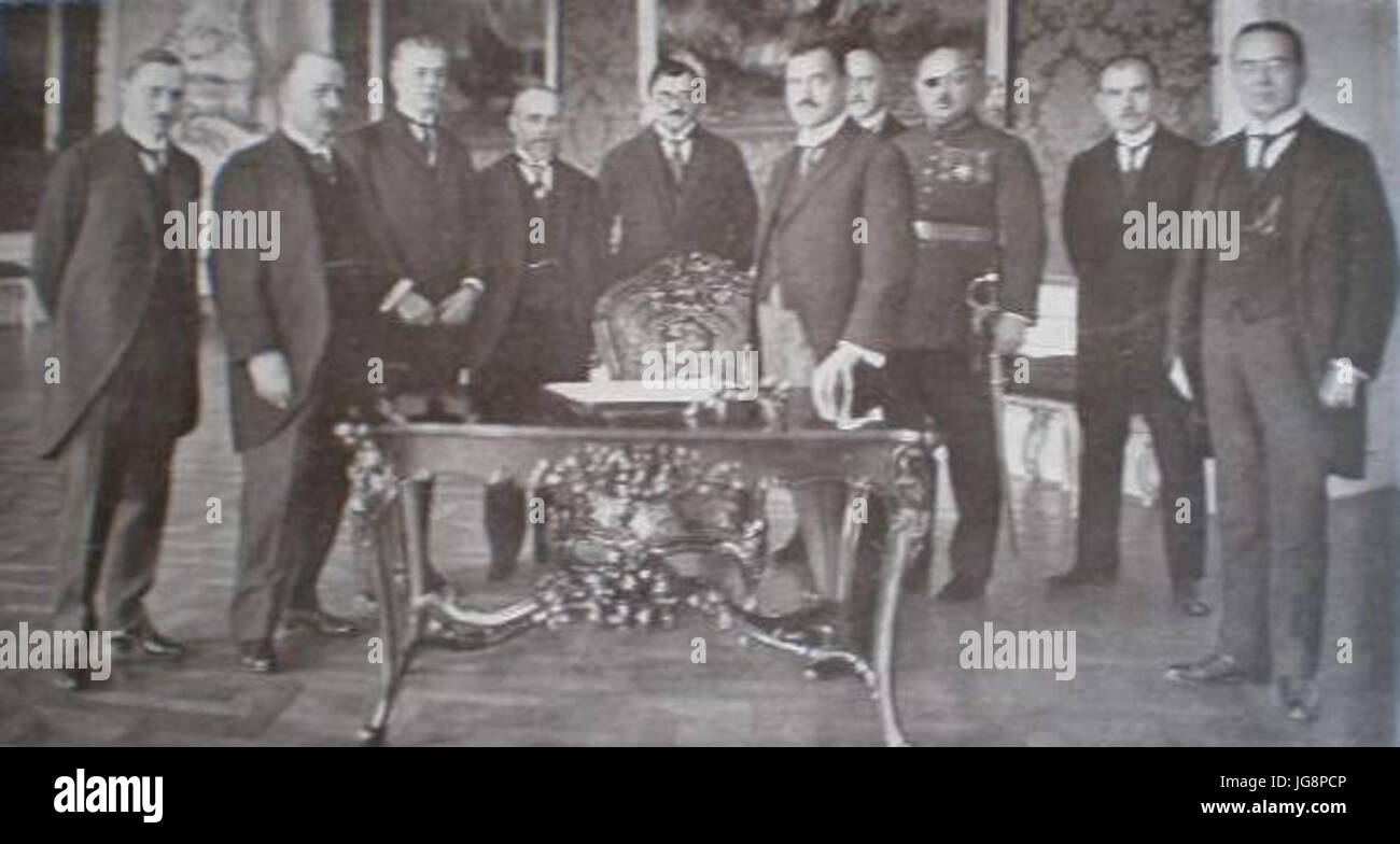 Vláda Jana Černého 1926-Jan Černý ministero 1926 Foto Stock