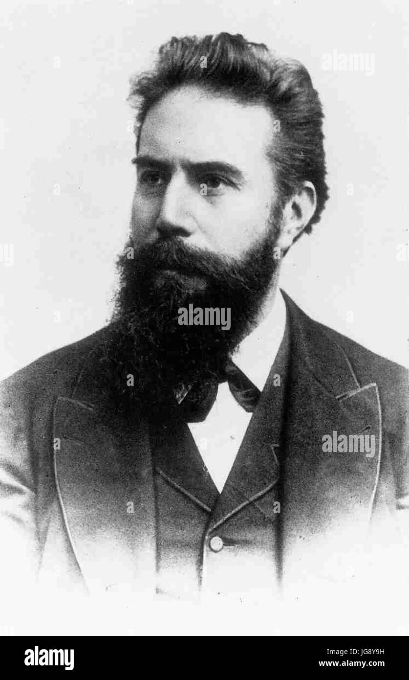 Wilhelm Conrad Röntgen (1845--1923) Foto Stock
