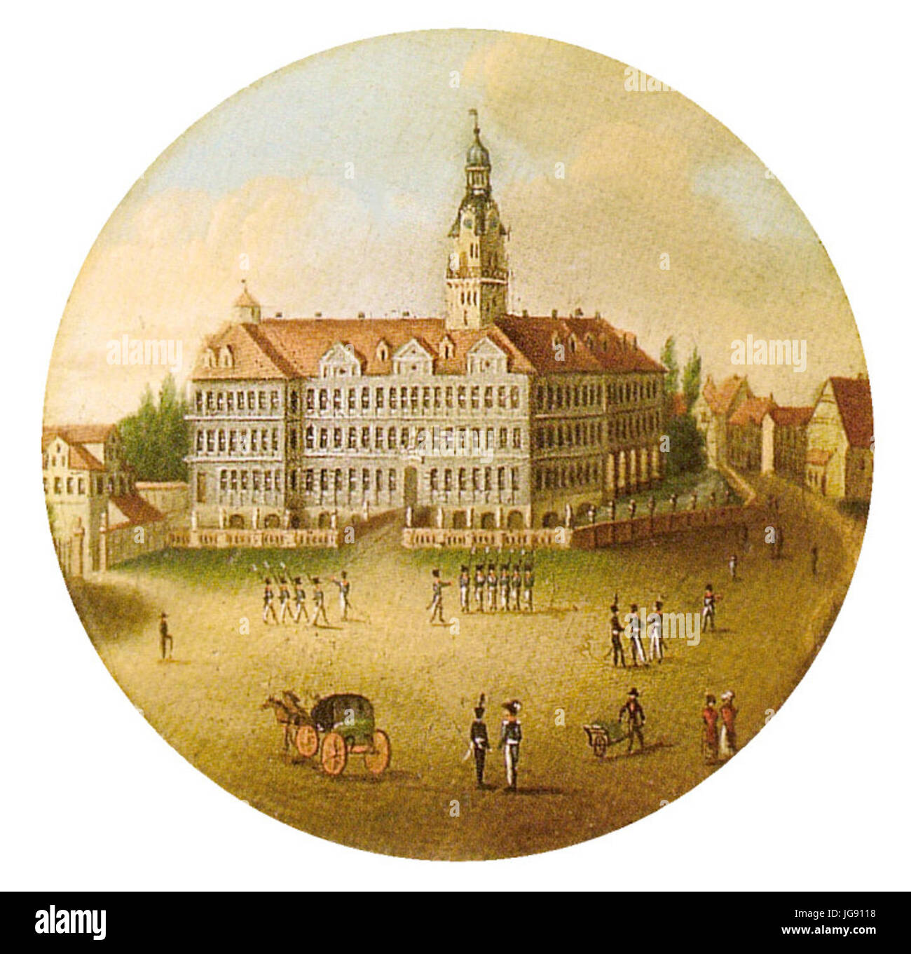 Wolfenbüttel Schloss 1820 Foto Stock