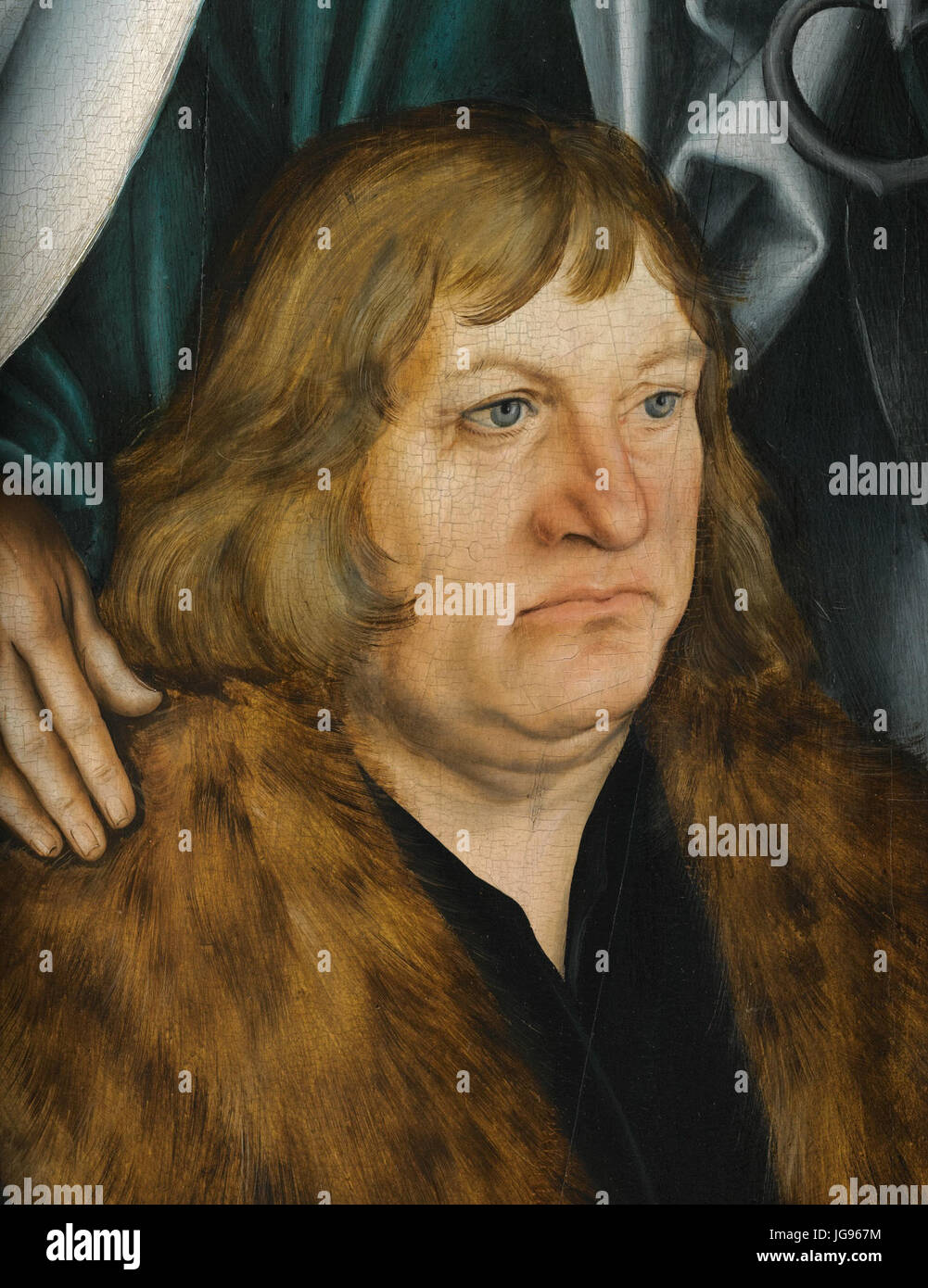 Lucas Cranach d.Ä. - Der Feilitzscher altare (Ausschnitt mit dem Stifter Jobst Feilitzsch) Foto Stock