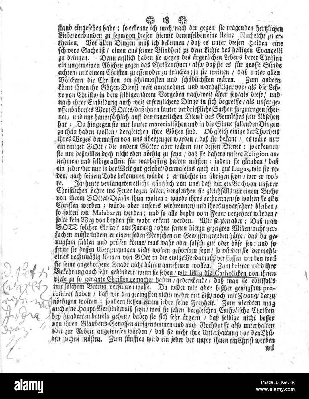 Merckwürdige Nachricht aus Ost-Indien 18 Foto Stock