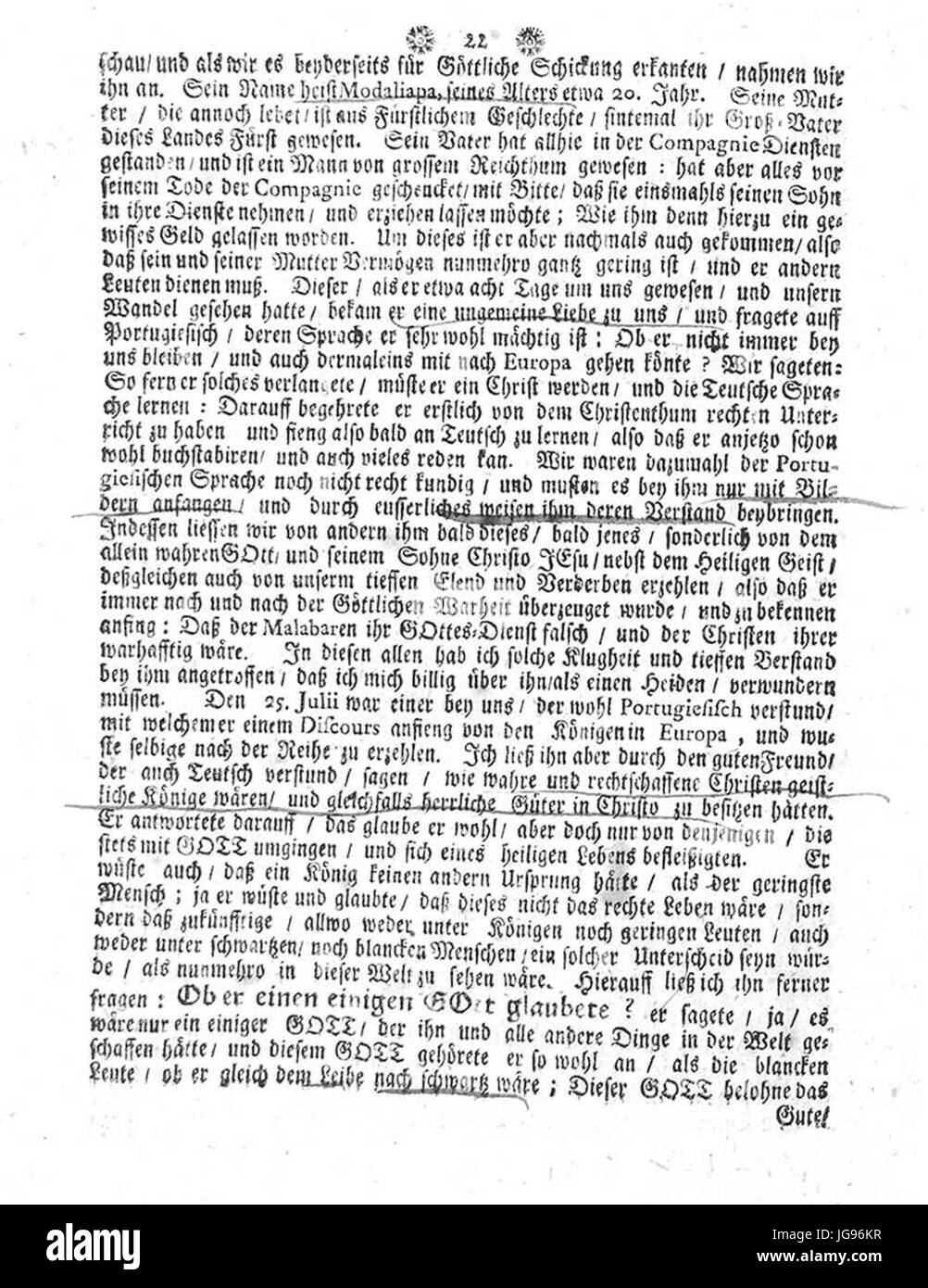 Merckwá3Bárdige Nachricht aus Ost-Indien Foto Stock