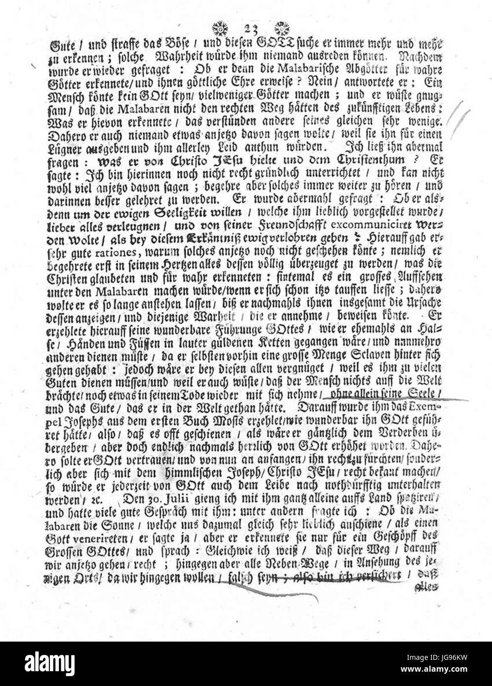 Merckwürdige Nachricht aus Ost-Indien 23 Foto Stock