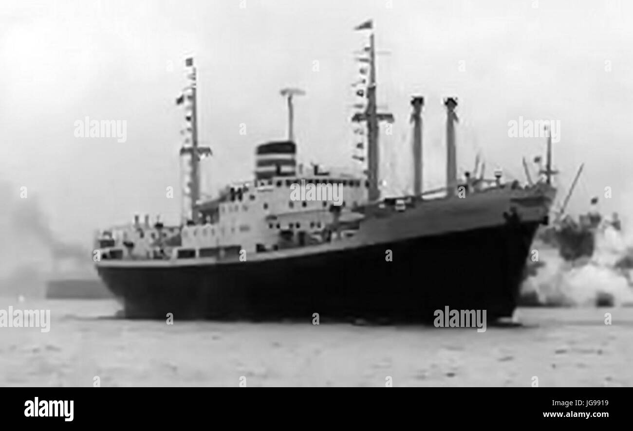 La Migros - Jungfernfahrt SunAdele 28Auschnitt aus MGB Online-Archiv29 Foto Stock