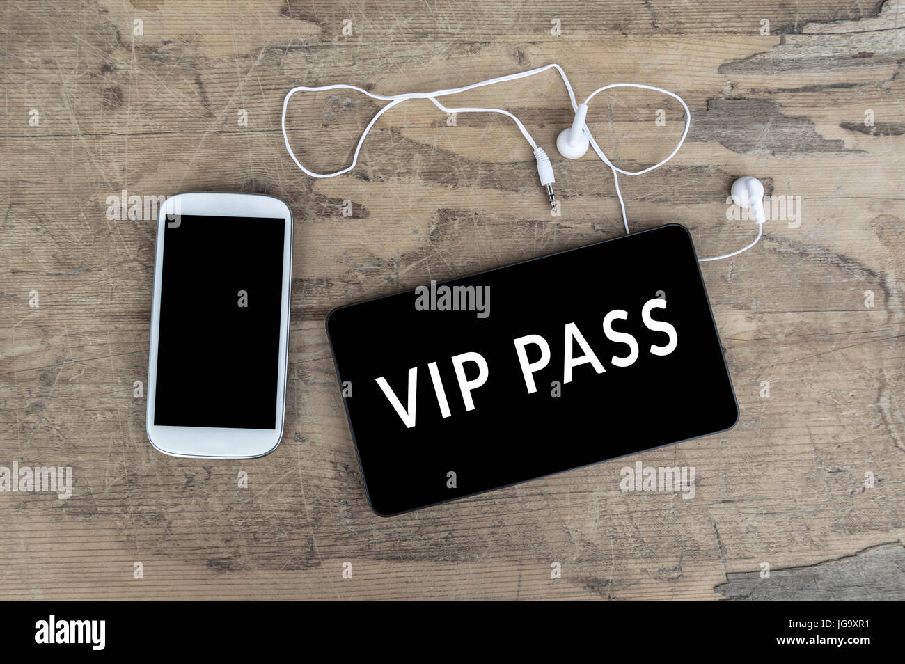 Vip pass sulla tavoletta digitale del computer. Business e Tecnologia concetto. Foto Stock Vip pass sulla tavoletta digitale del computer. Business e Tecnologia concetto. Foto Stock