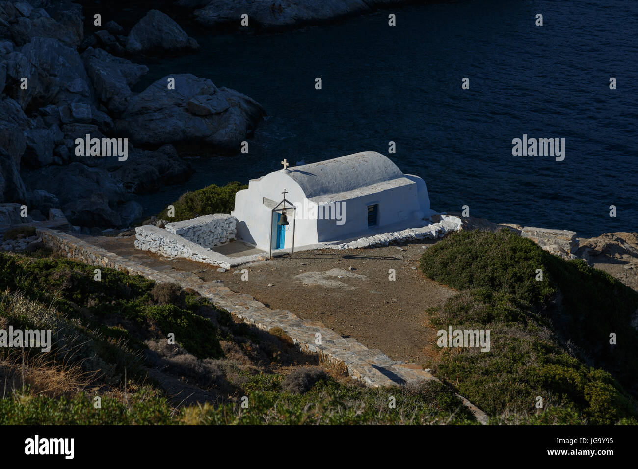Agia Anna chappel Foto Stock