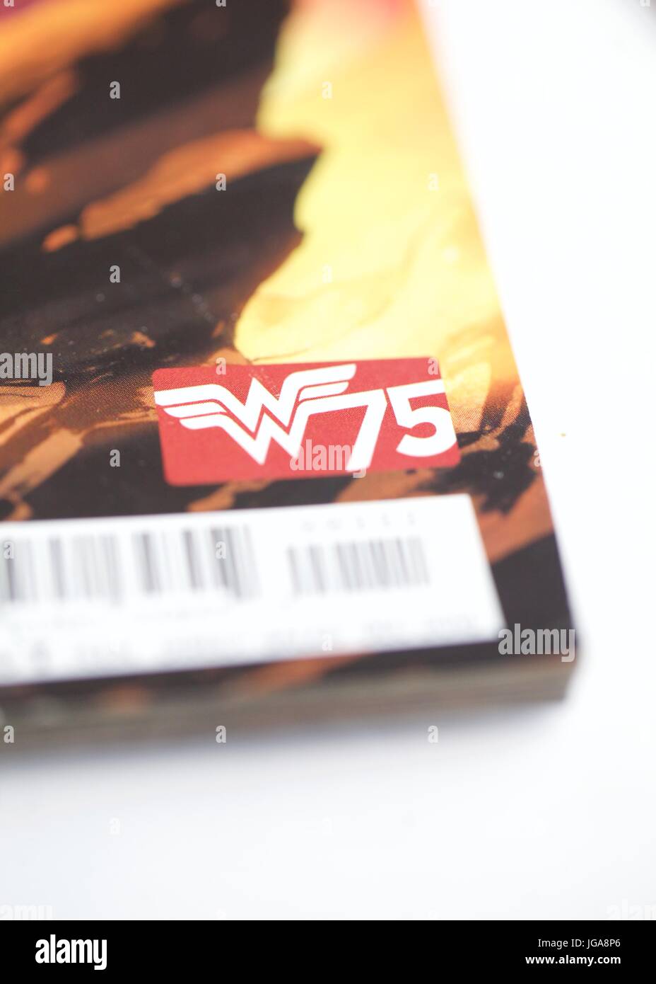 Wonder Woman 75 logo anniversario Foto Stock