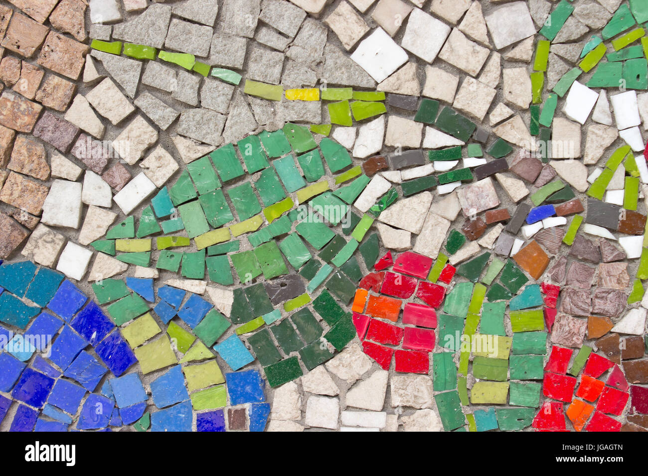 Marmo Mosaico come sfondo Foto Stock