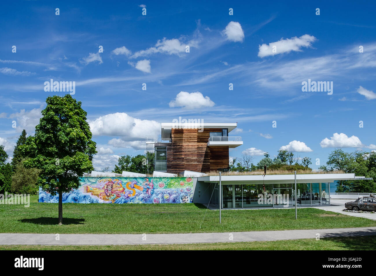 Museo Buchheim di Phantasy situato a nord di Bernried in Höhenried Park sulle rive del lago di Starnberg - Una casa per le collezioni Buchheim Foto Stock