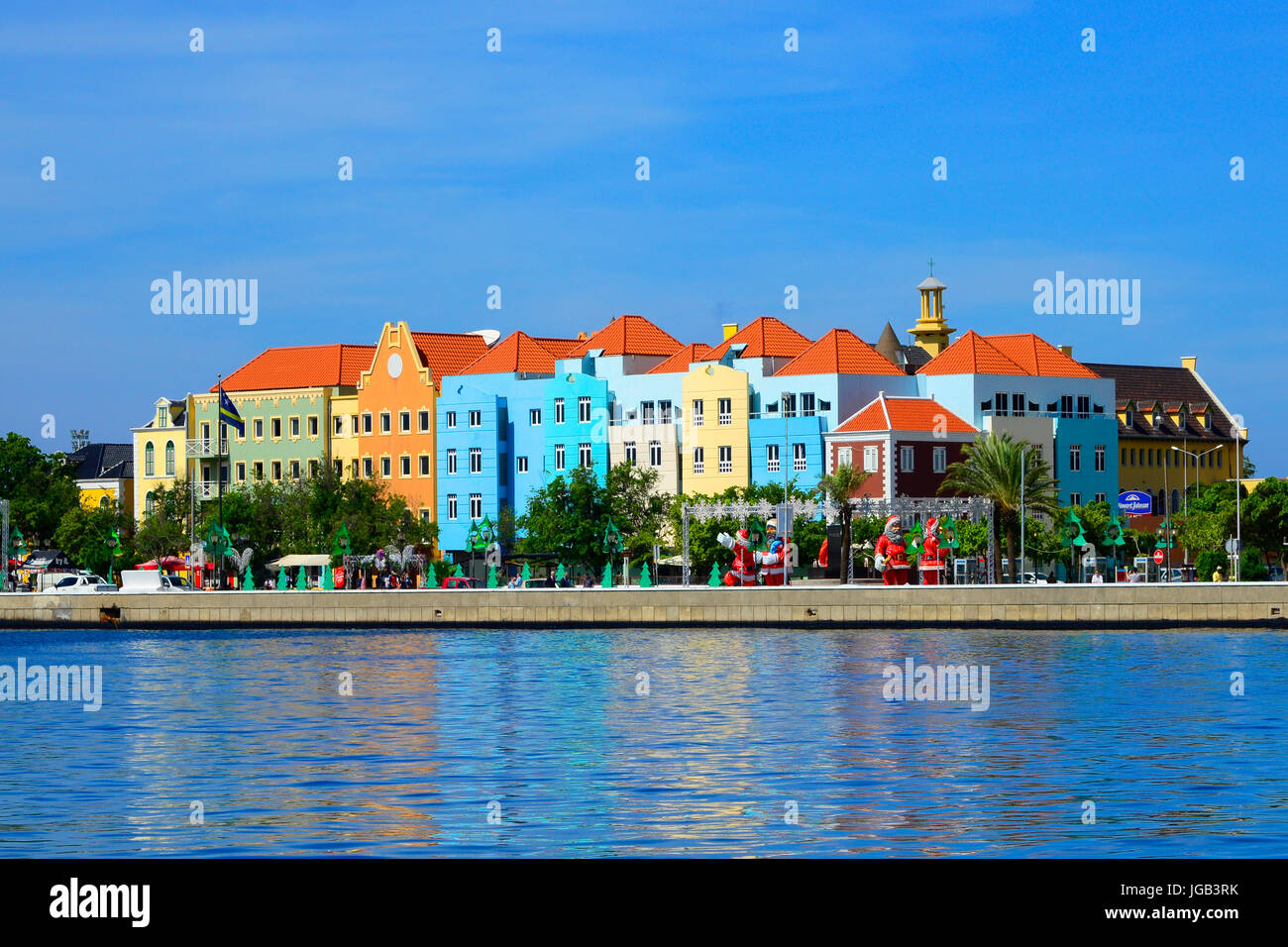 Willemstad Curacao Antille Olandesi meridionale isola dei Caraibi crociera da Miami Florida Foto Stock