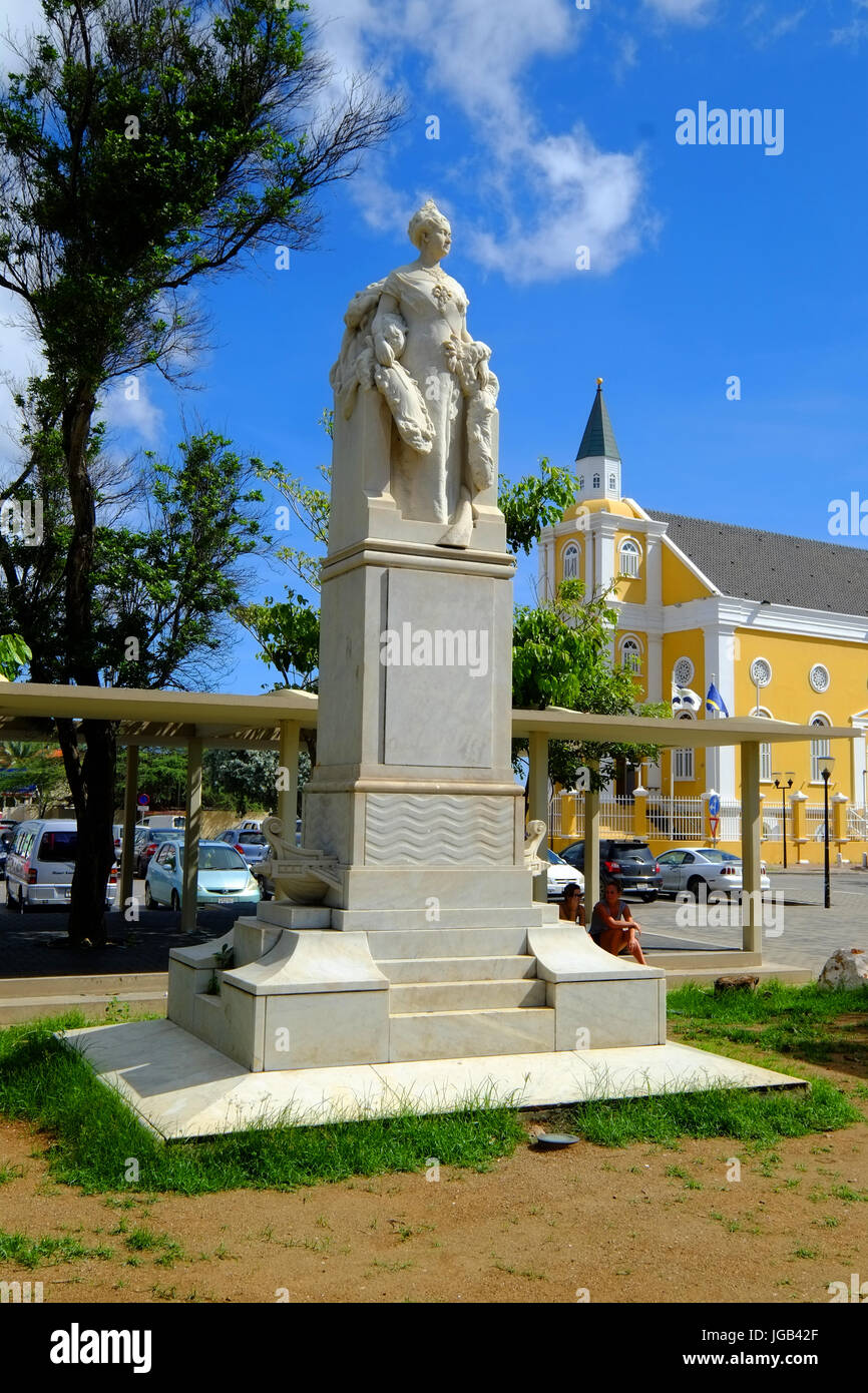 Curaçao Antille olandesi Dutch Willemstad regina Wilhelmina meridionale stat isola dei Caraibi crociera da Miami Florida Foto Stock