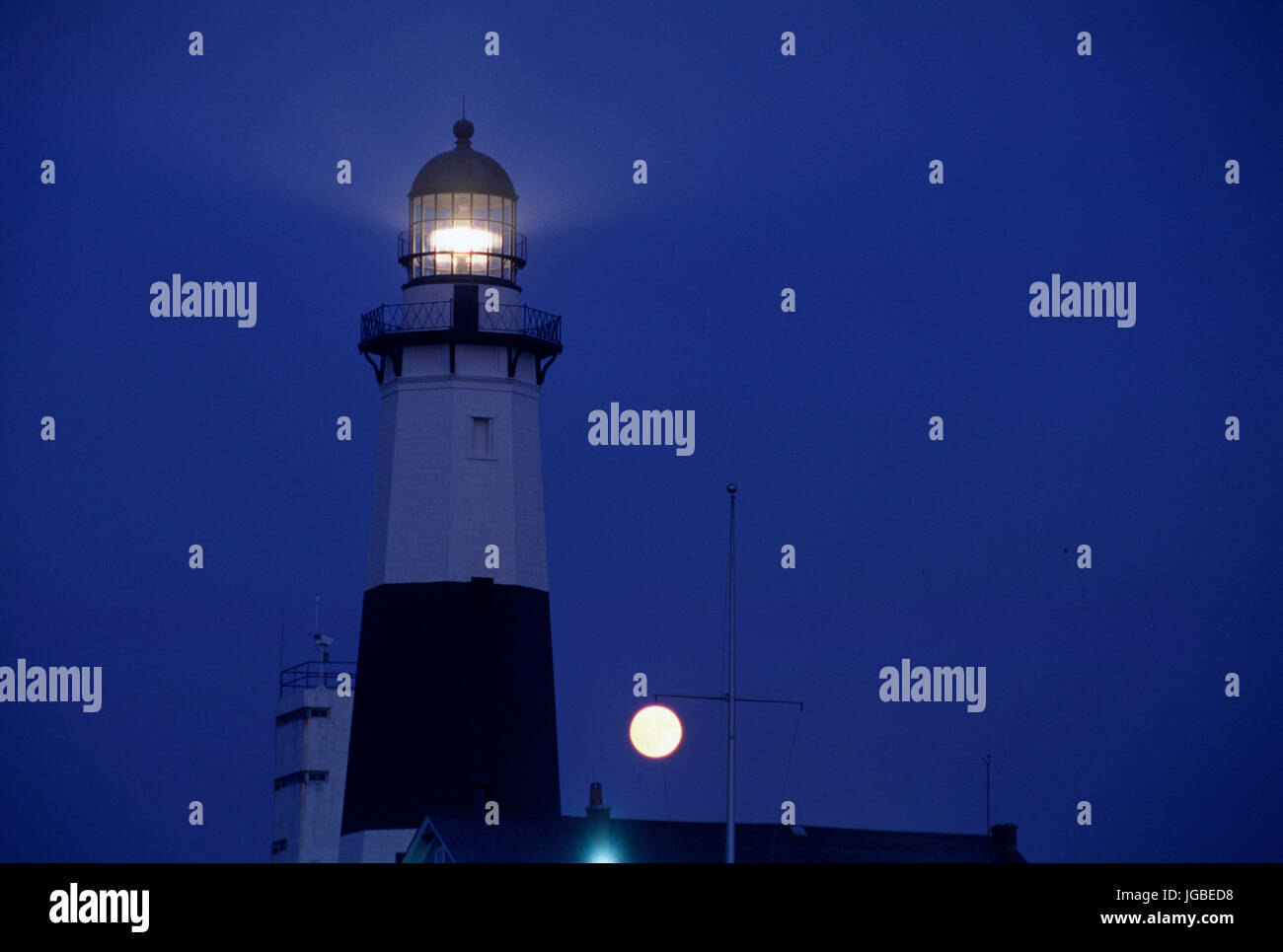 Montauk Point Lighthouse, Montauk Point State Park, New York Foto Stock