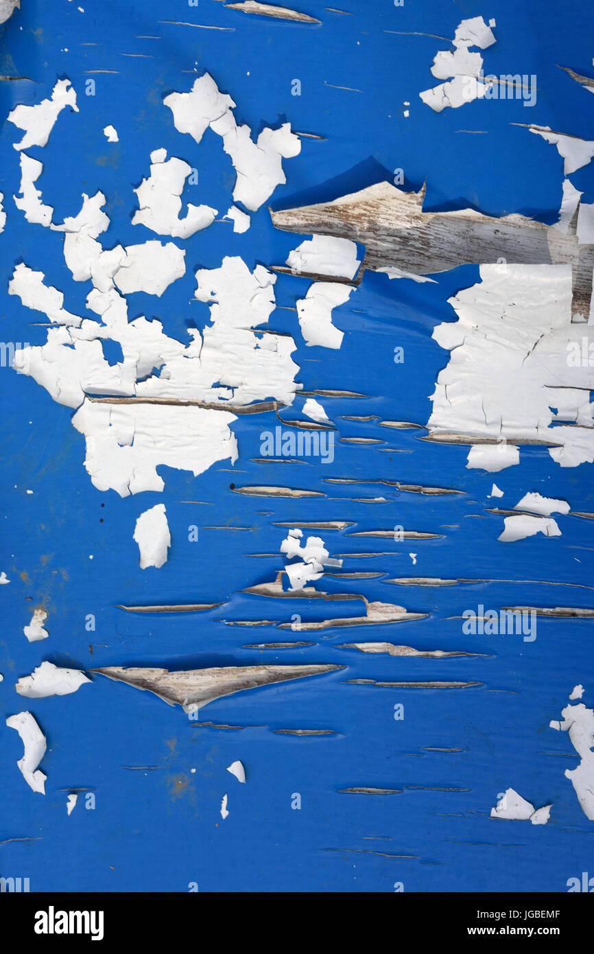 Vernice chipping Foto Stock