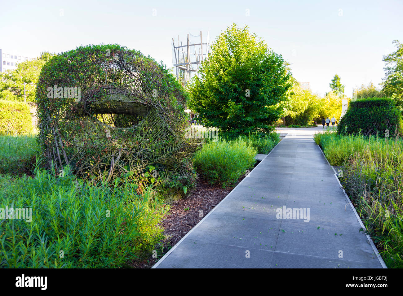 Jardin des Geants (il Giardino dei giganti) a Lille, Francia Foto Stock