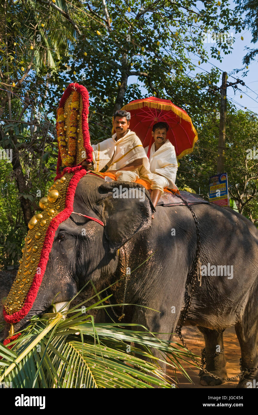 Festival di elefante Varkala Kerala India Foto Stock