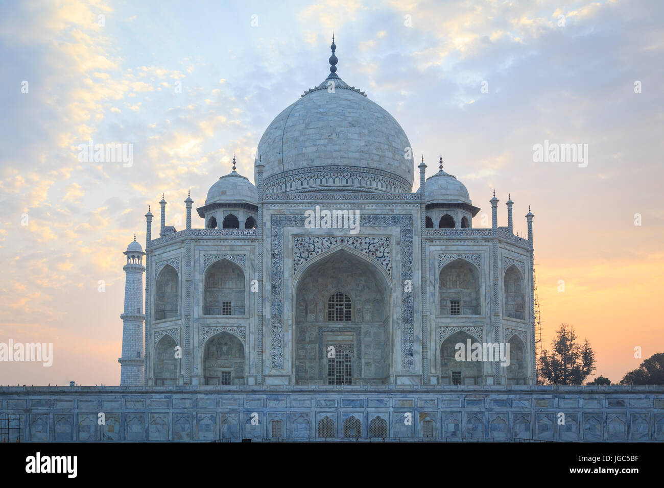Taj Mahal, Uttar Pradesh, India Foto Stock