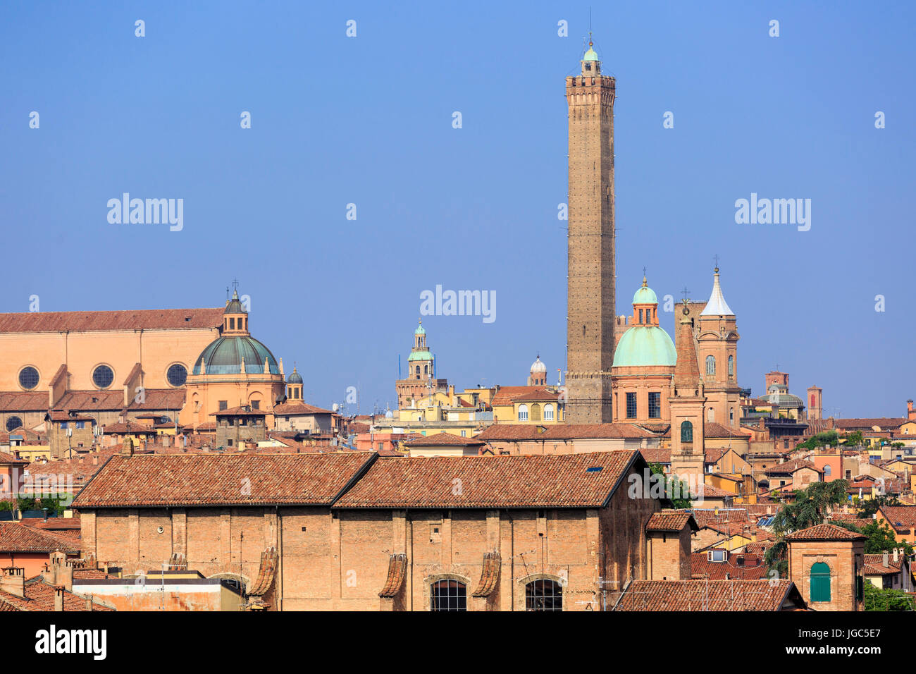 Città vecchia di Bologna, Italia Foto Stock