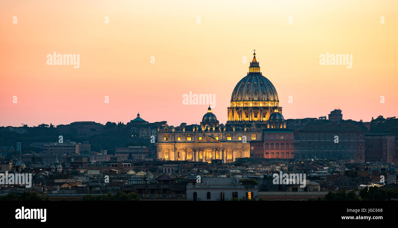 San Pietro, Basilica di San Pietro, Roma, Italia Foto Stock