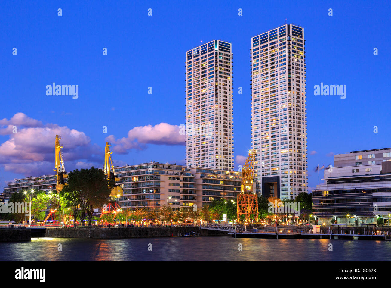 A Puerto Madero Buenos Aires, Argentina, Sud America Foto Stock