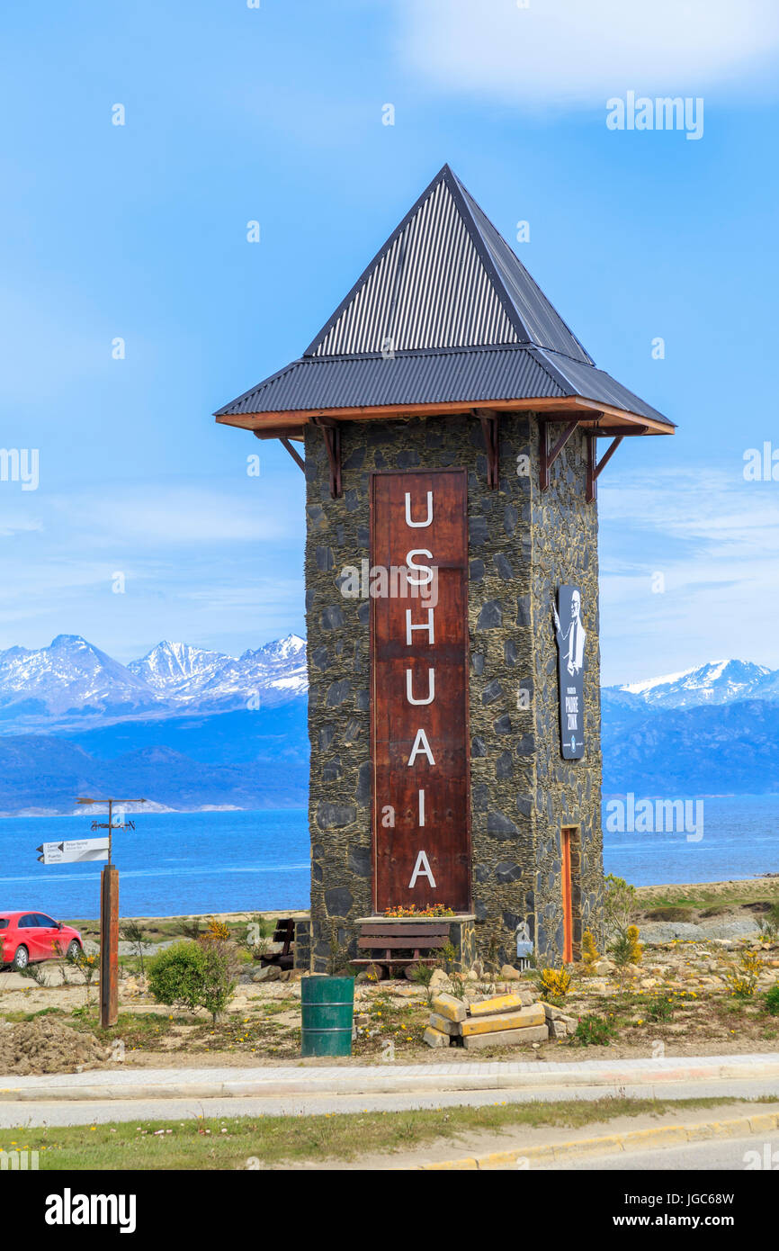 Ushuaia, Tierra del Fuego, Argentina, Sud America Foto Stock