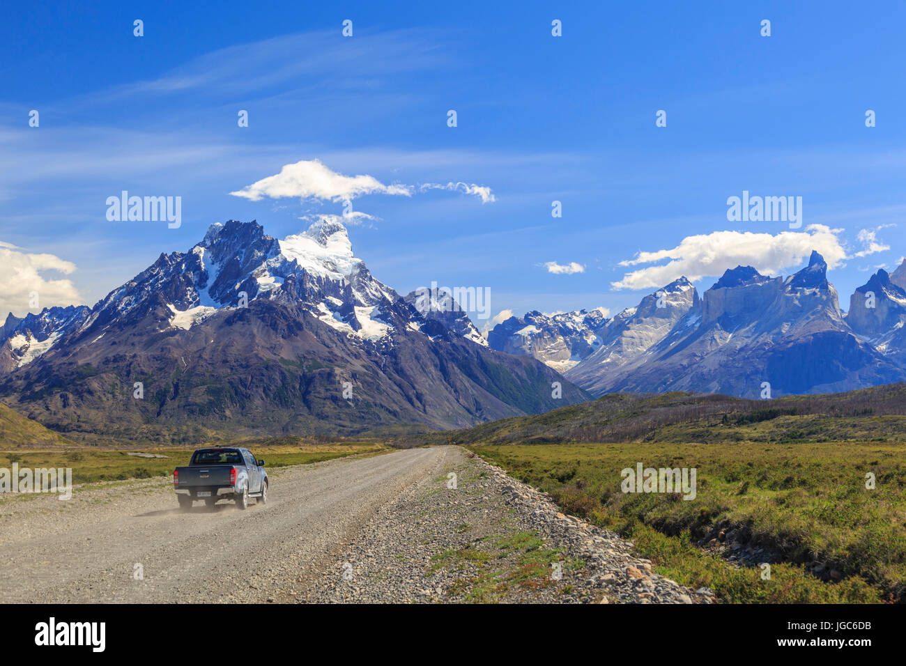 Parco nazionale di Torres del Paine, Patagonia, Cile Foto Stock