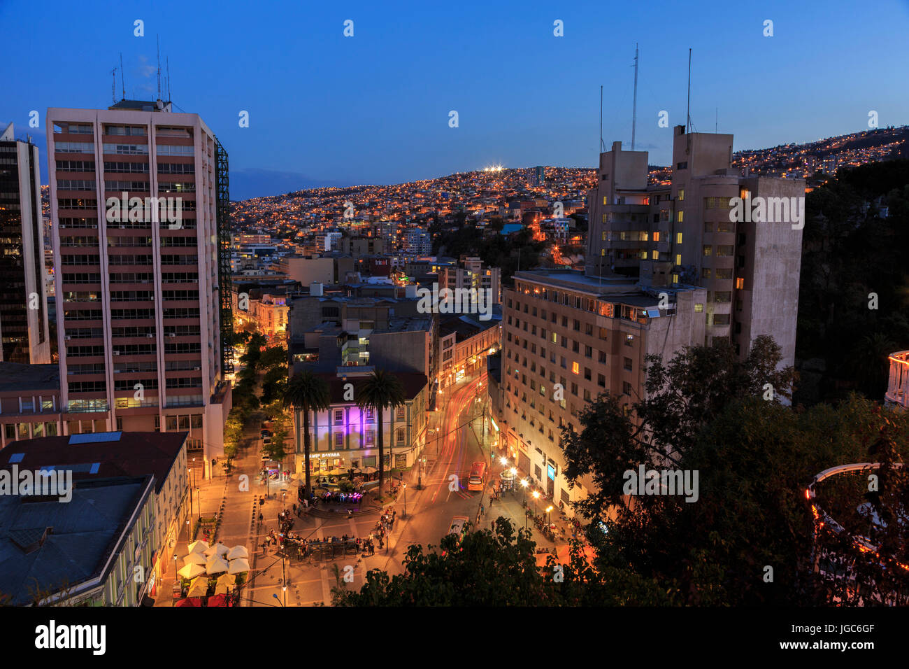 Valparaíso, Cile, Sud America Foto Stock