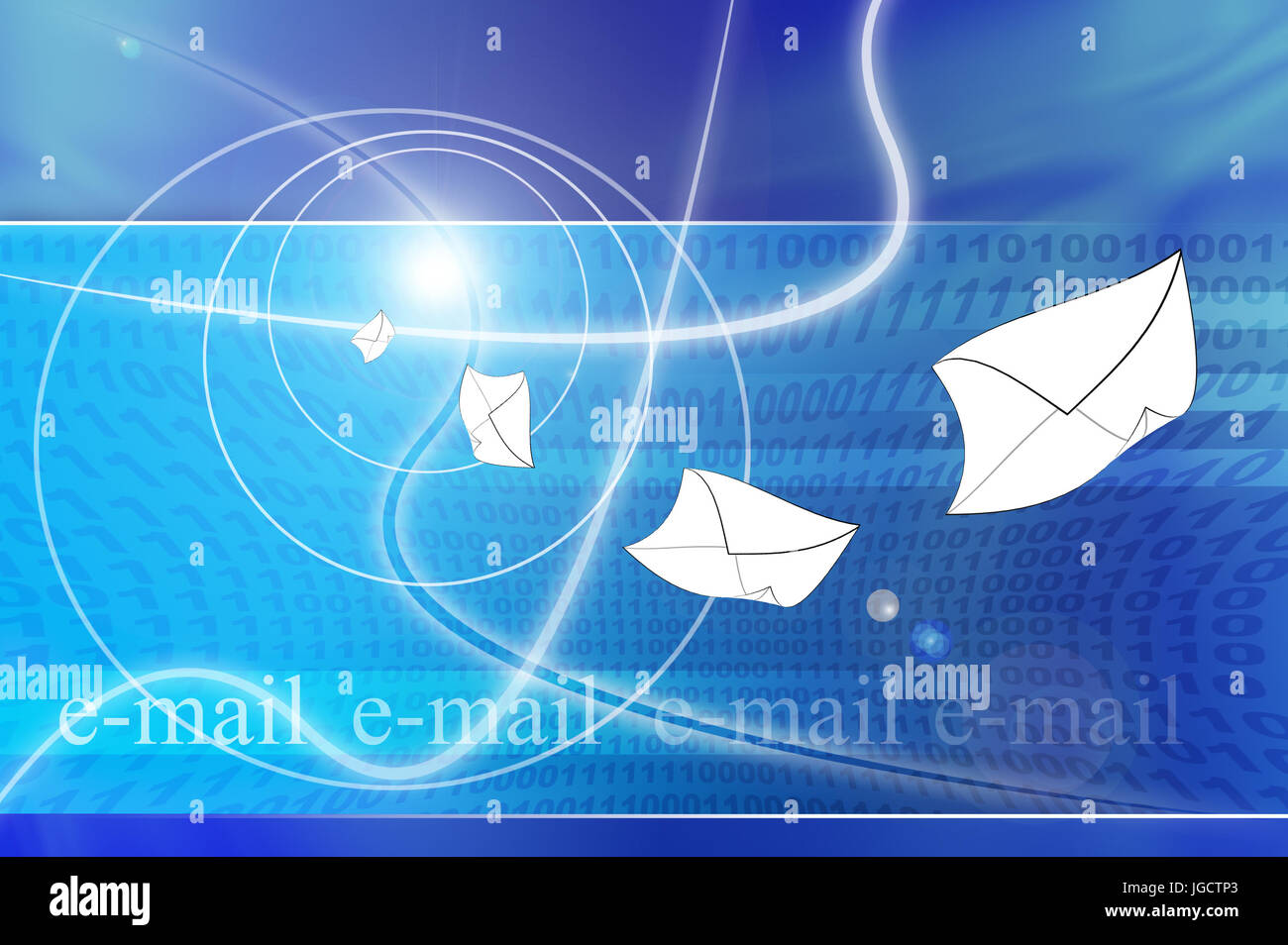 concetto del email Foto Stock
