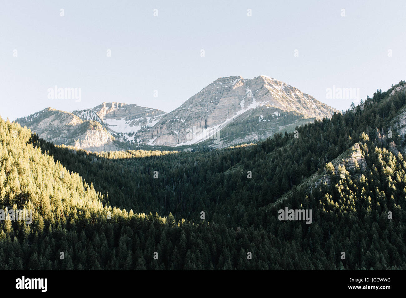 Mt Timpanogos, Utah, America, STATI UNITI D'AMERICA Foto Stock