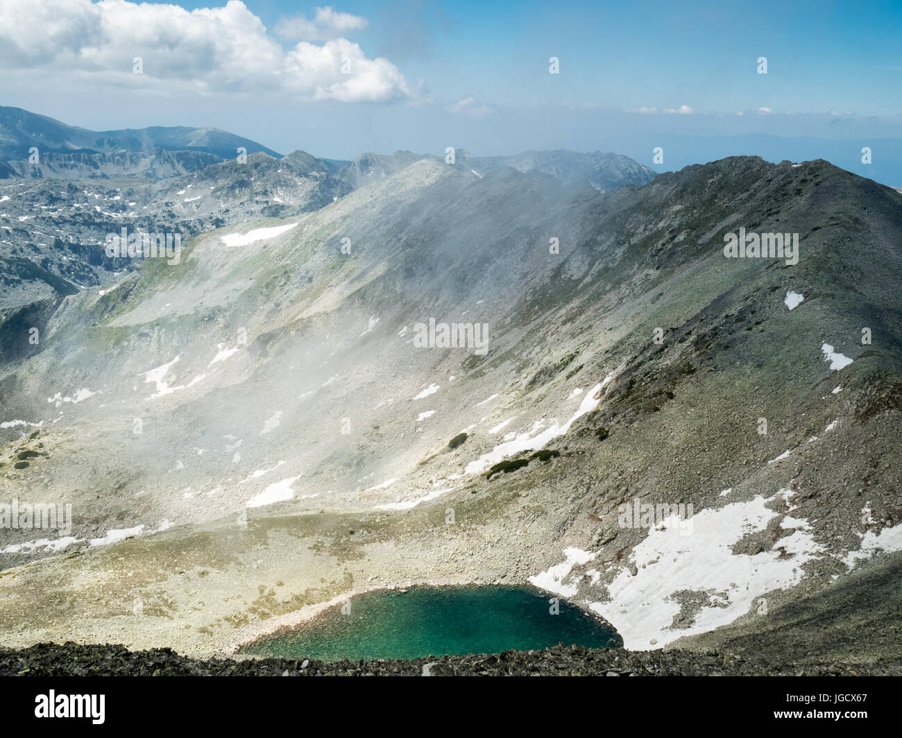 La gamma della montagna, montagne balcaniche, Karlovo Plovdiv, Bulgaria Foto Stock