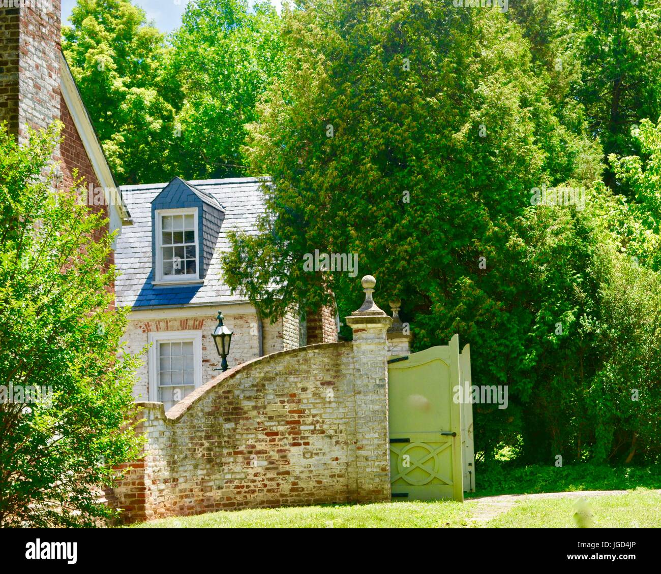 Paesaggio coloniale Foto Stock
