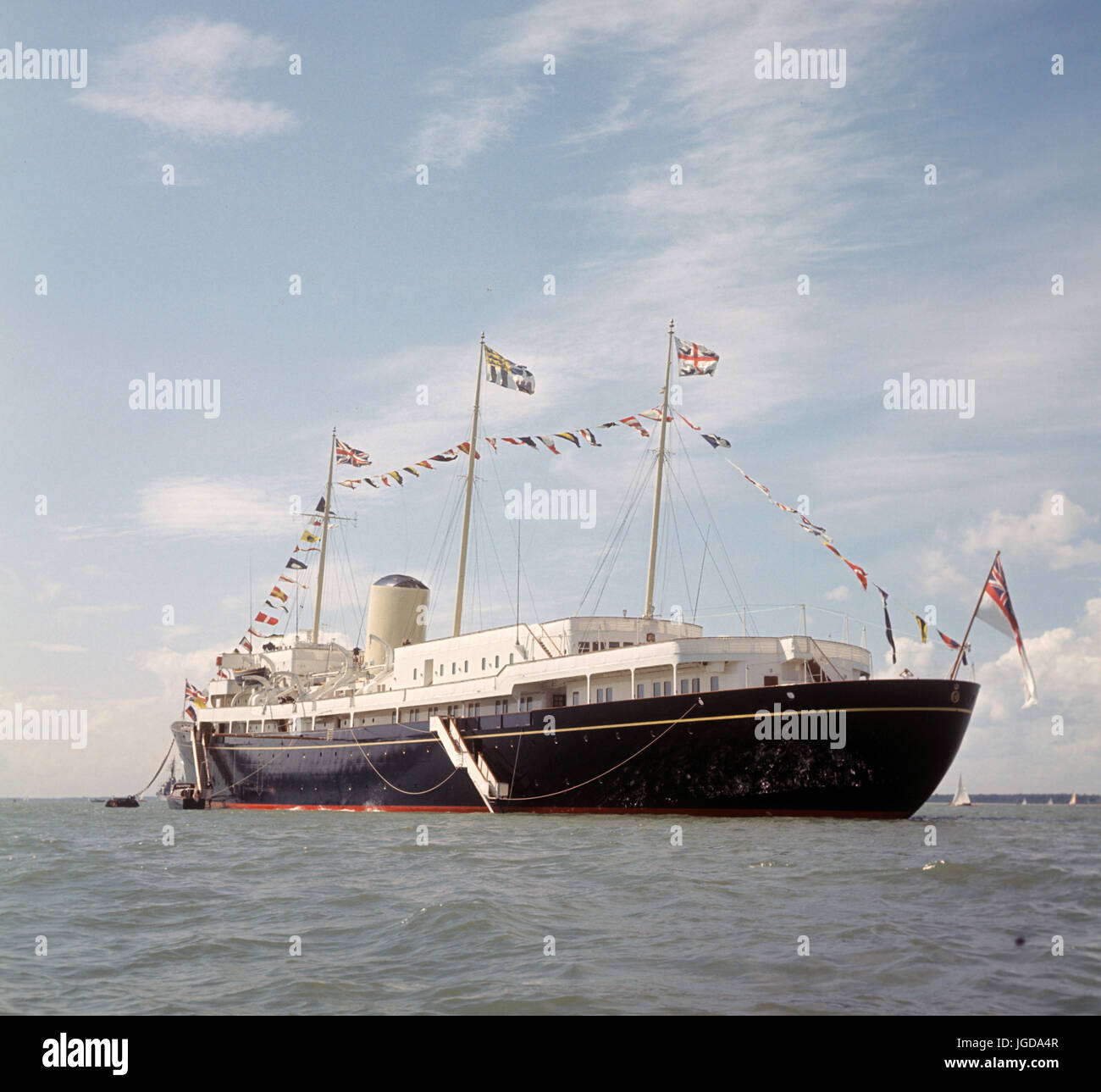 Il Royal Yacht Britannia. Foto Stock