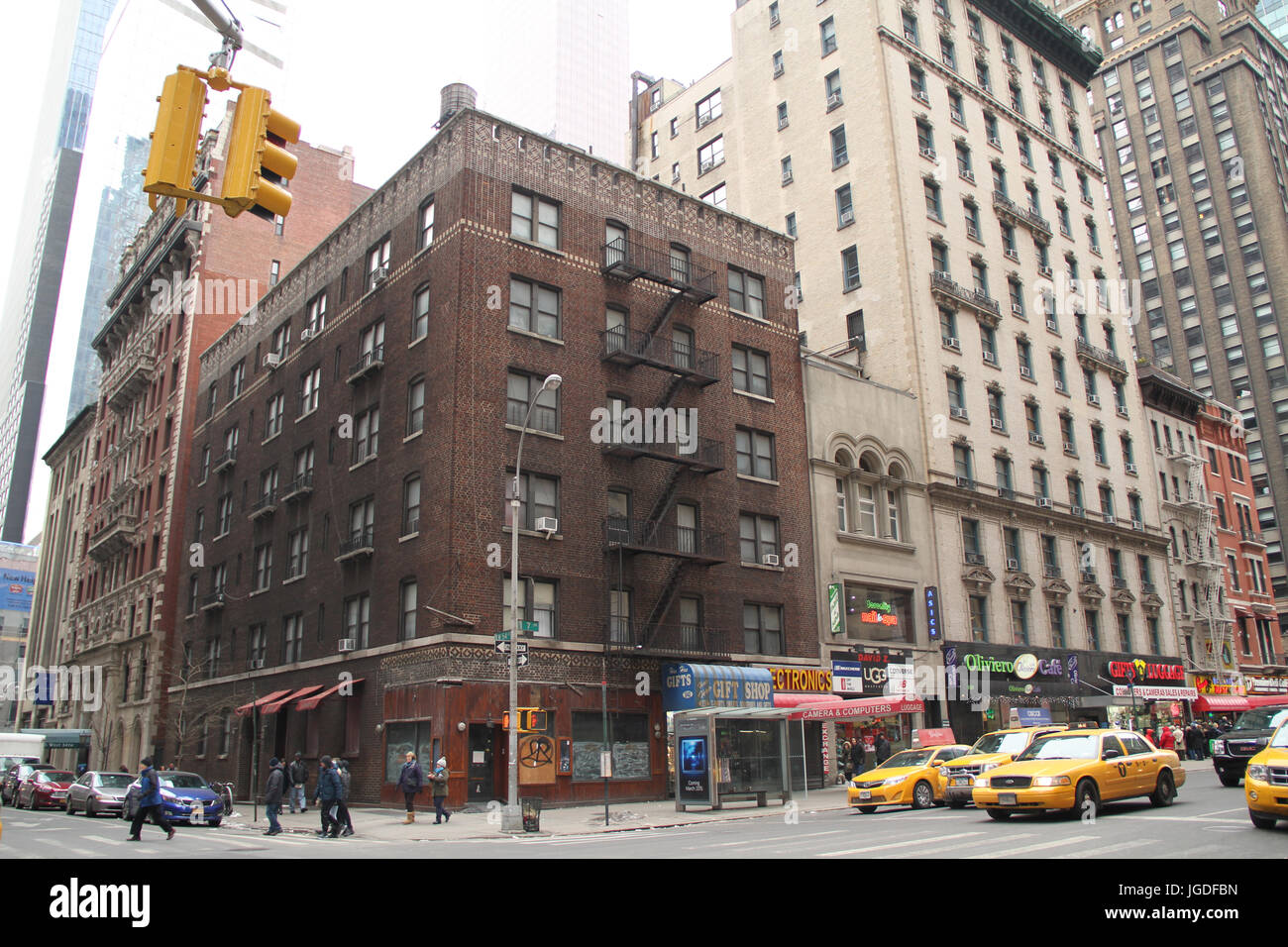 Settima Avenue, Times Square, New York, Stati Uniti Foto Stock