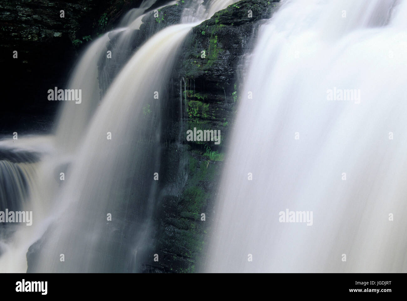 Fulmer Falls, Delaware Water Gap National Recreation Area, Pennsylvania Foto Stock