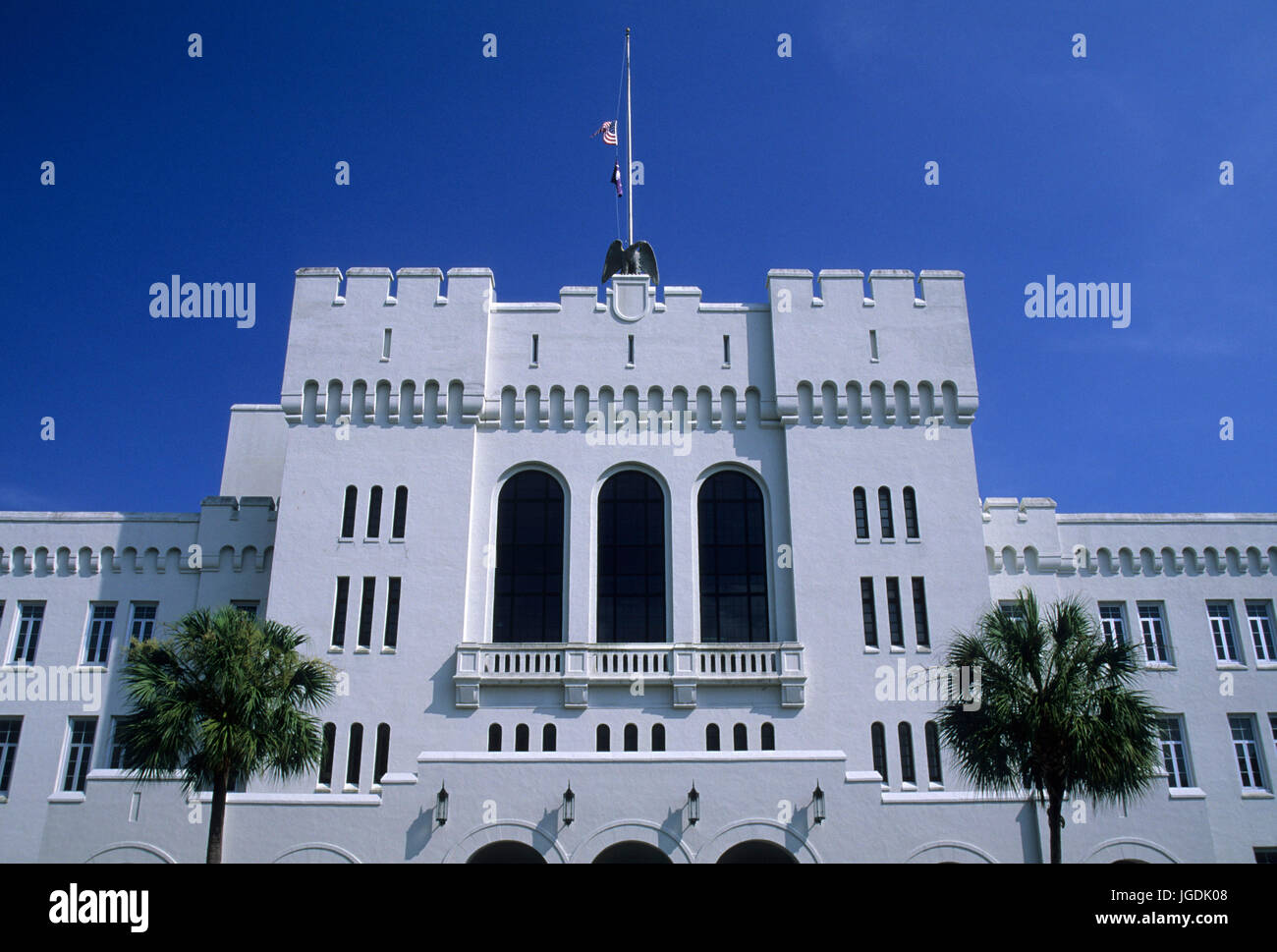 Bond Hall, la Cittadella, Charleston, Carolina del Sud Foto Stock