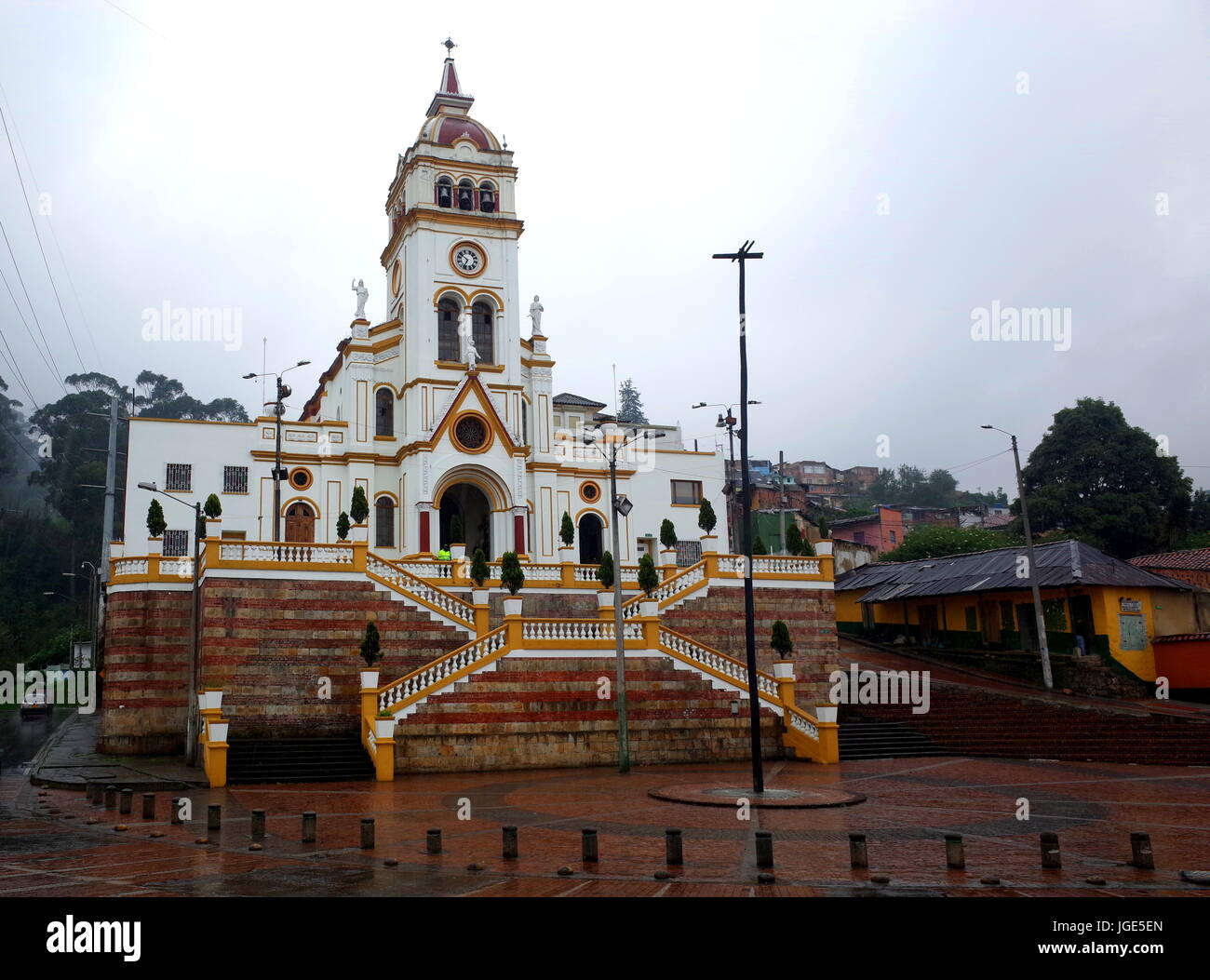 La Iglesia de Neustra Señora de Egipto, Bogotà, Colombia Foto Stock