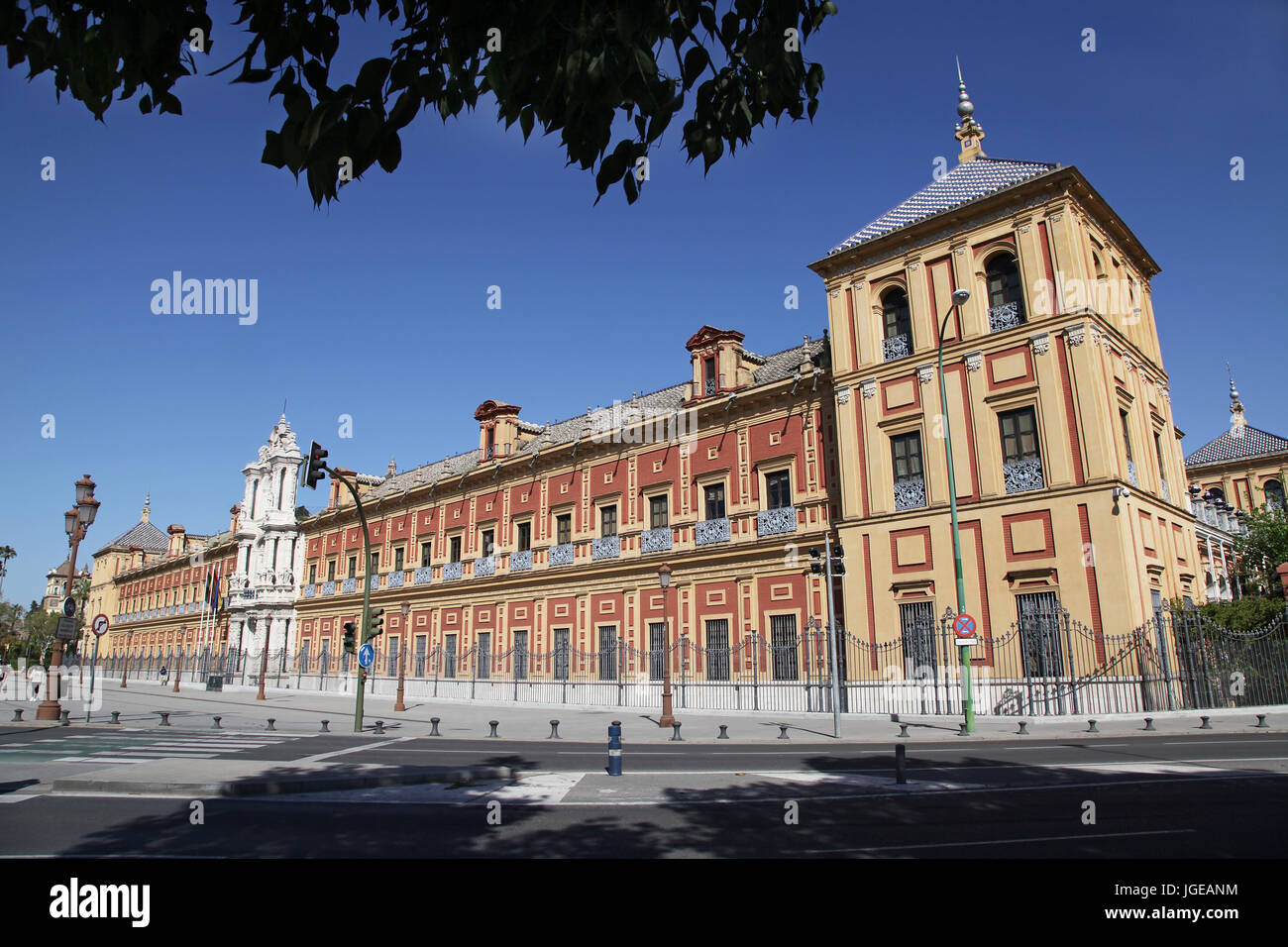 Palacio de San Telmo Avenida de Roma Siviglia Andalusia Spagna Foto Stock