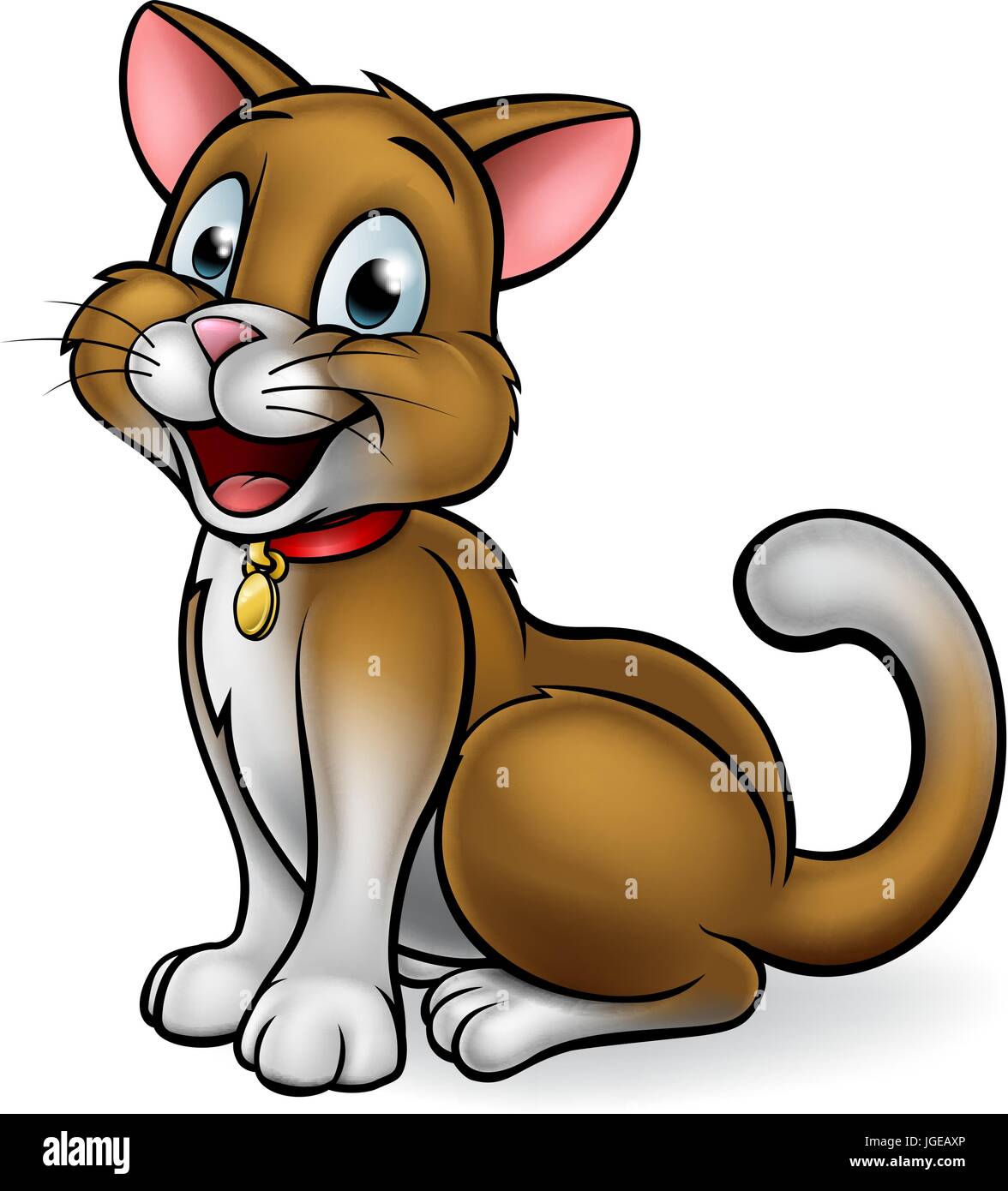 Cartoon Pet mascotte Cat Illustrazione Vettoriale