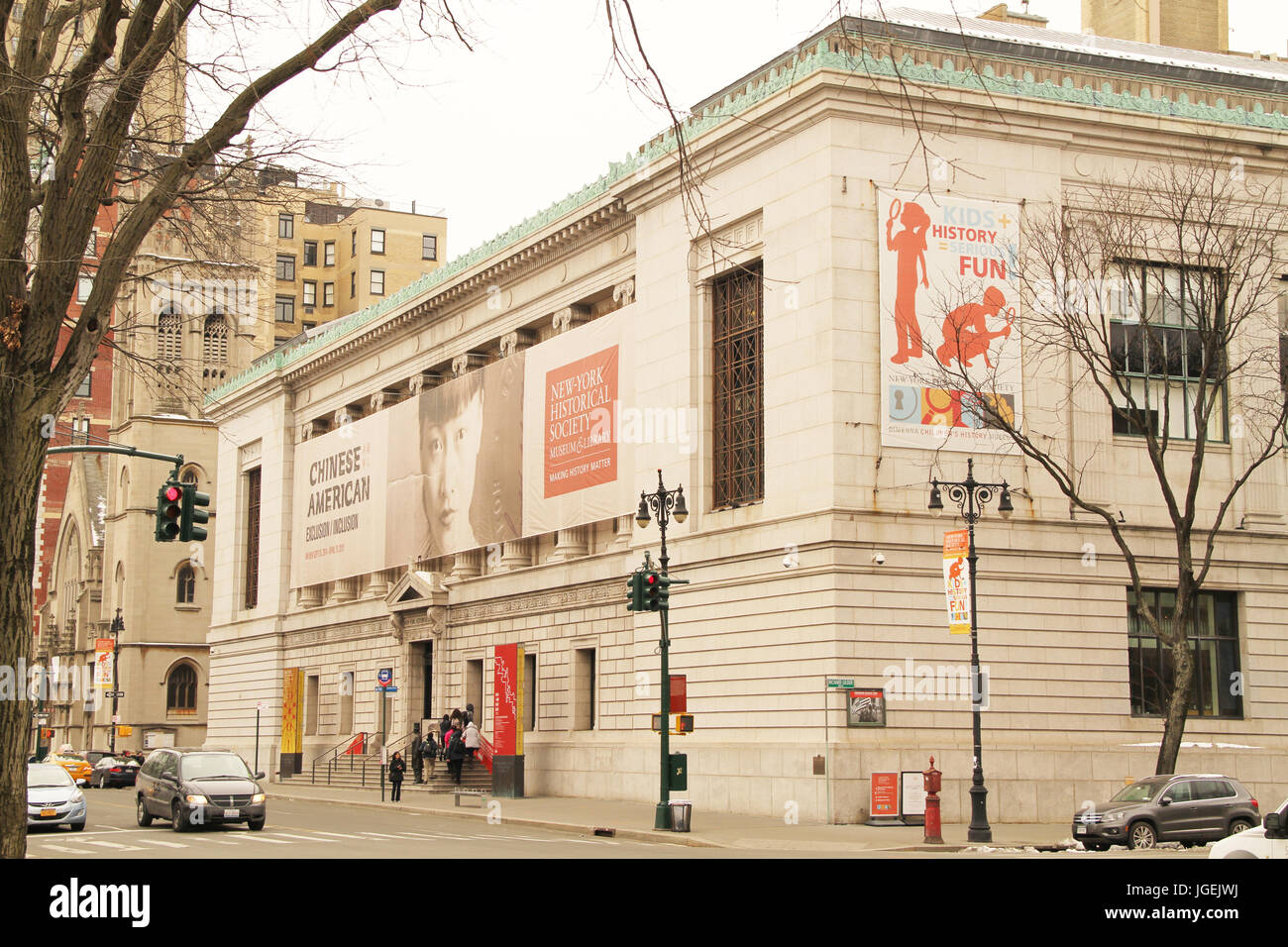 New York Historical Society, al Central Park di New York, Stati Uniti Foto Stock