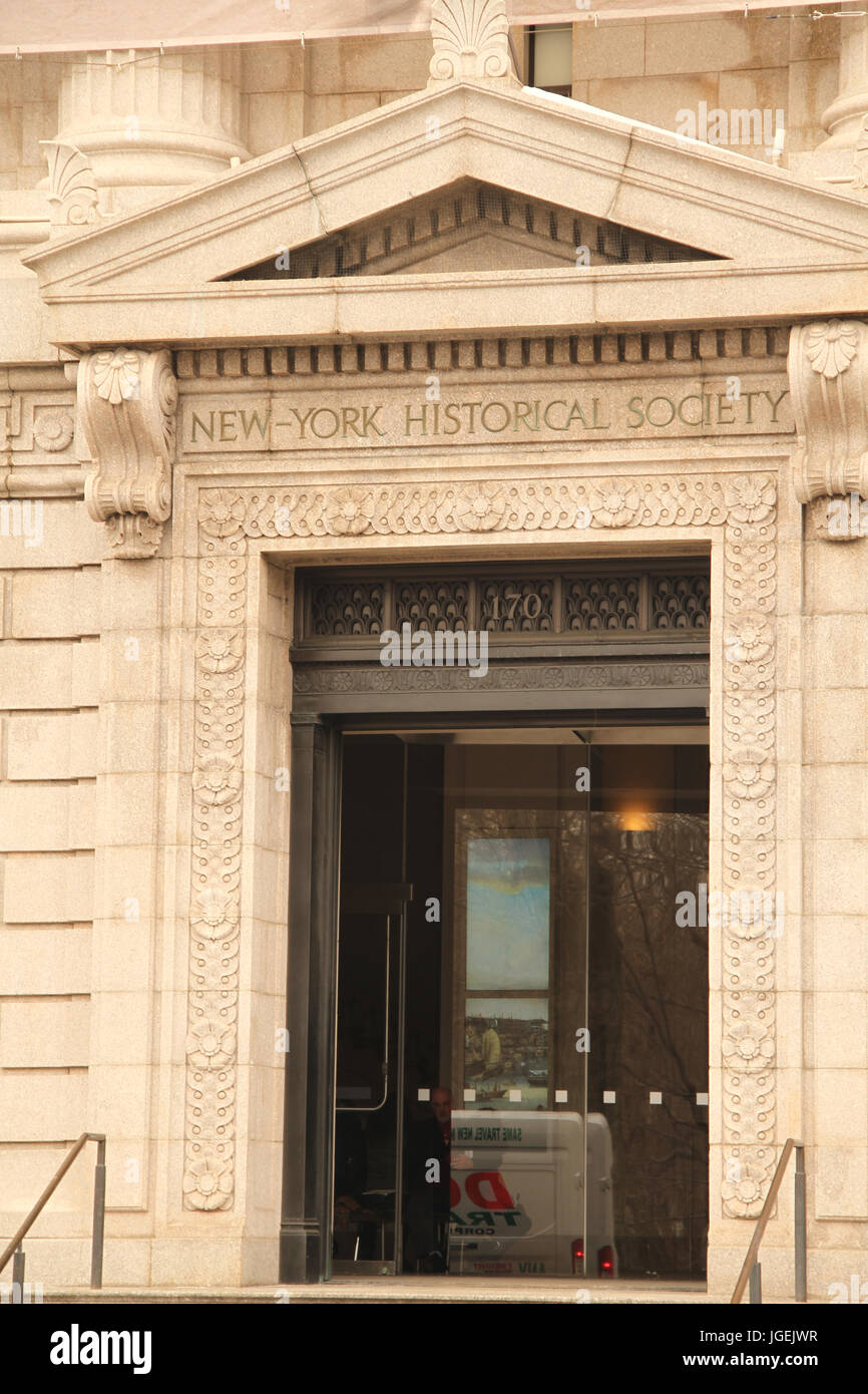 New York Historical Society, al Central Park di New York, Stati Uniti Foto Stock