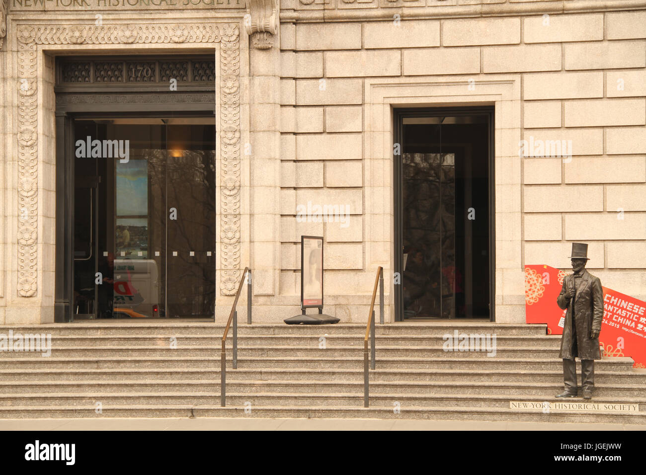 New York Historical Society, al Central Park di New York, Stati Uniti Foto Stock