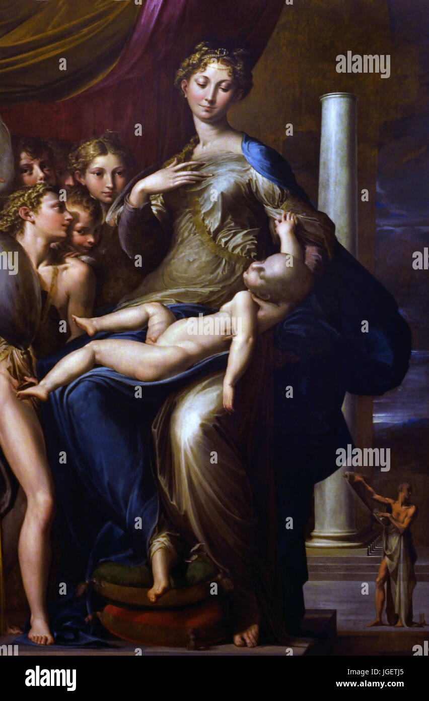 Madonna con il collo lungo 1534 - 1540 Parmigianino ( Girolamo Francesco Maria Mazzola ) 1503 - 1540 Italia Italiano Foto Stock