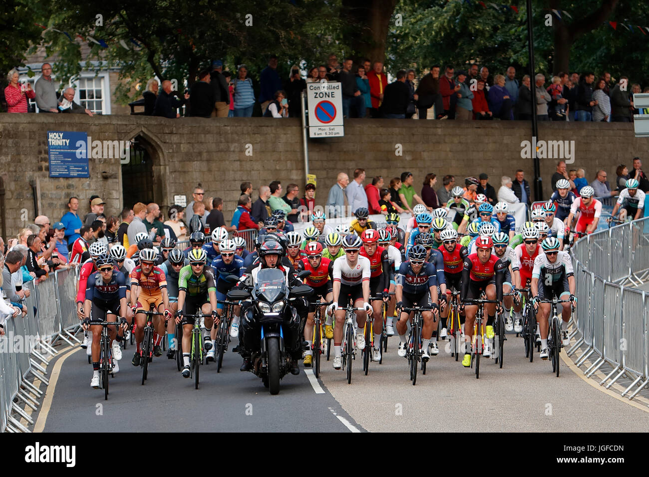 Skipton Mens Elite Road Race mercoledì 05 luglio 2017 Foto Stock