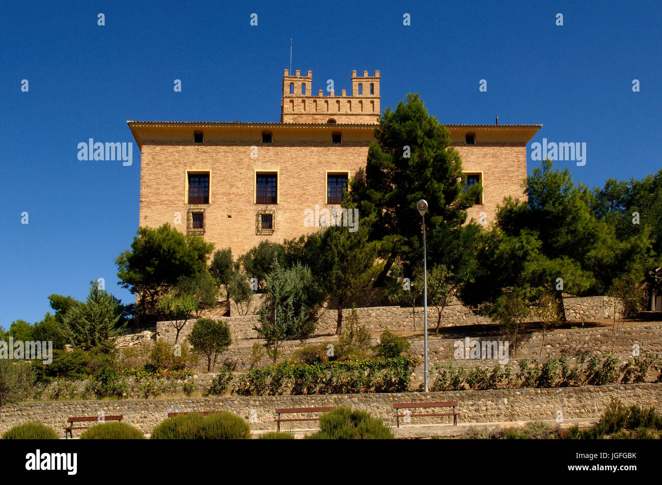 Castle-Palace, Monteagudo, Navarra, Spagna Foto Stock