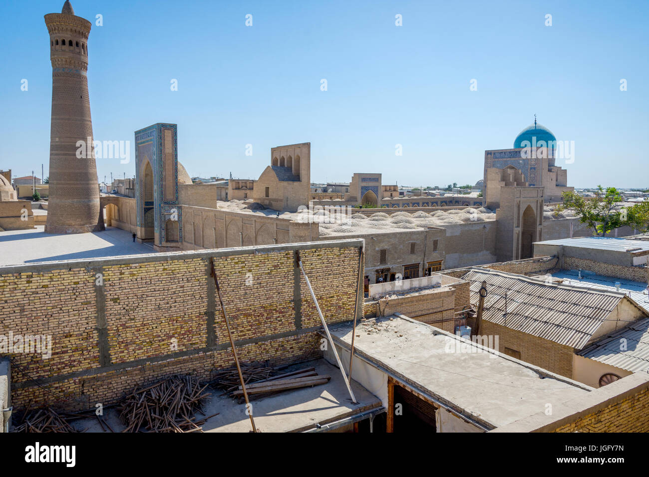 Minareto Kalyan e moschea, Bukhara, Uzbekistan Foto Stock